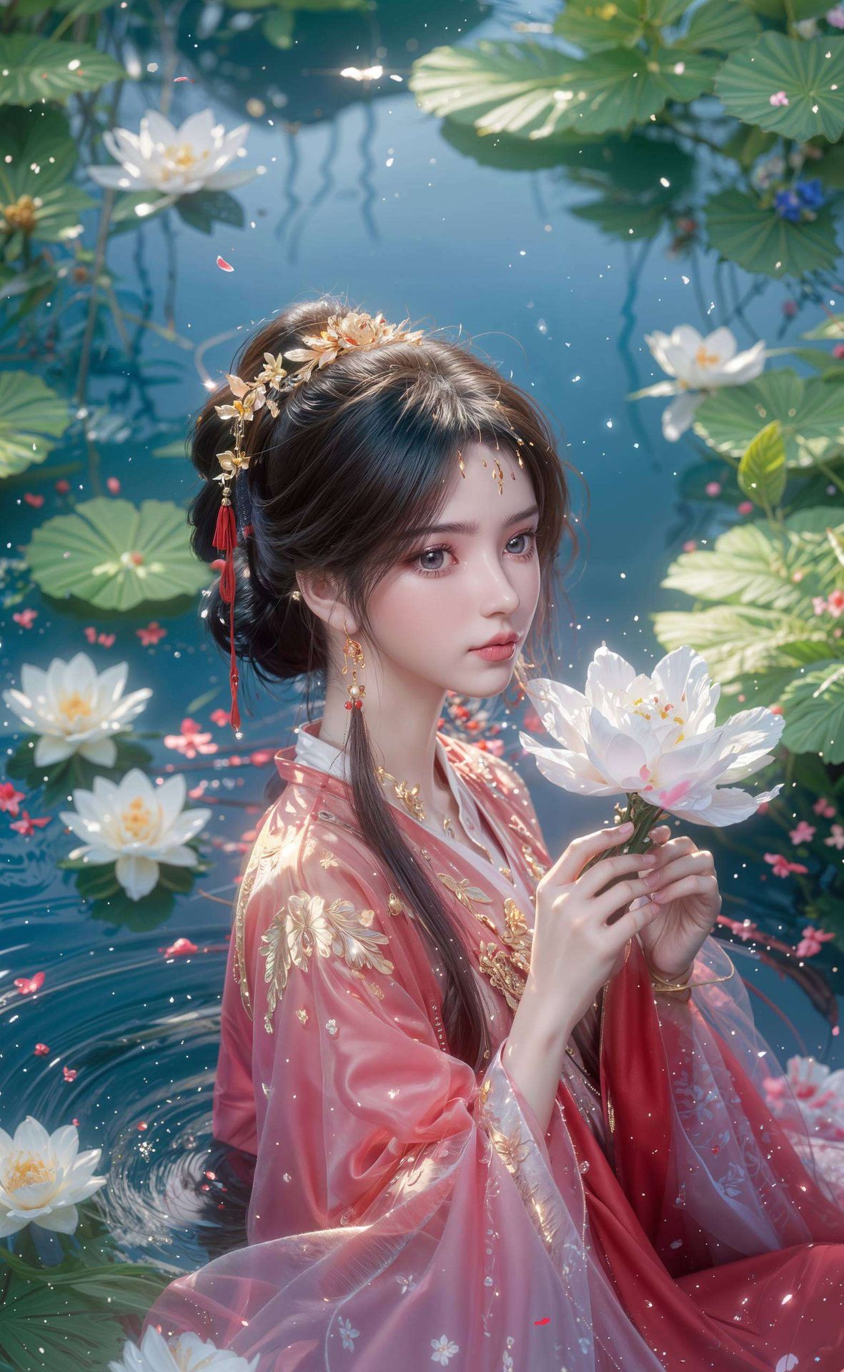 那抹淡淡的忧伤以古风美女李慕婉为主题