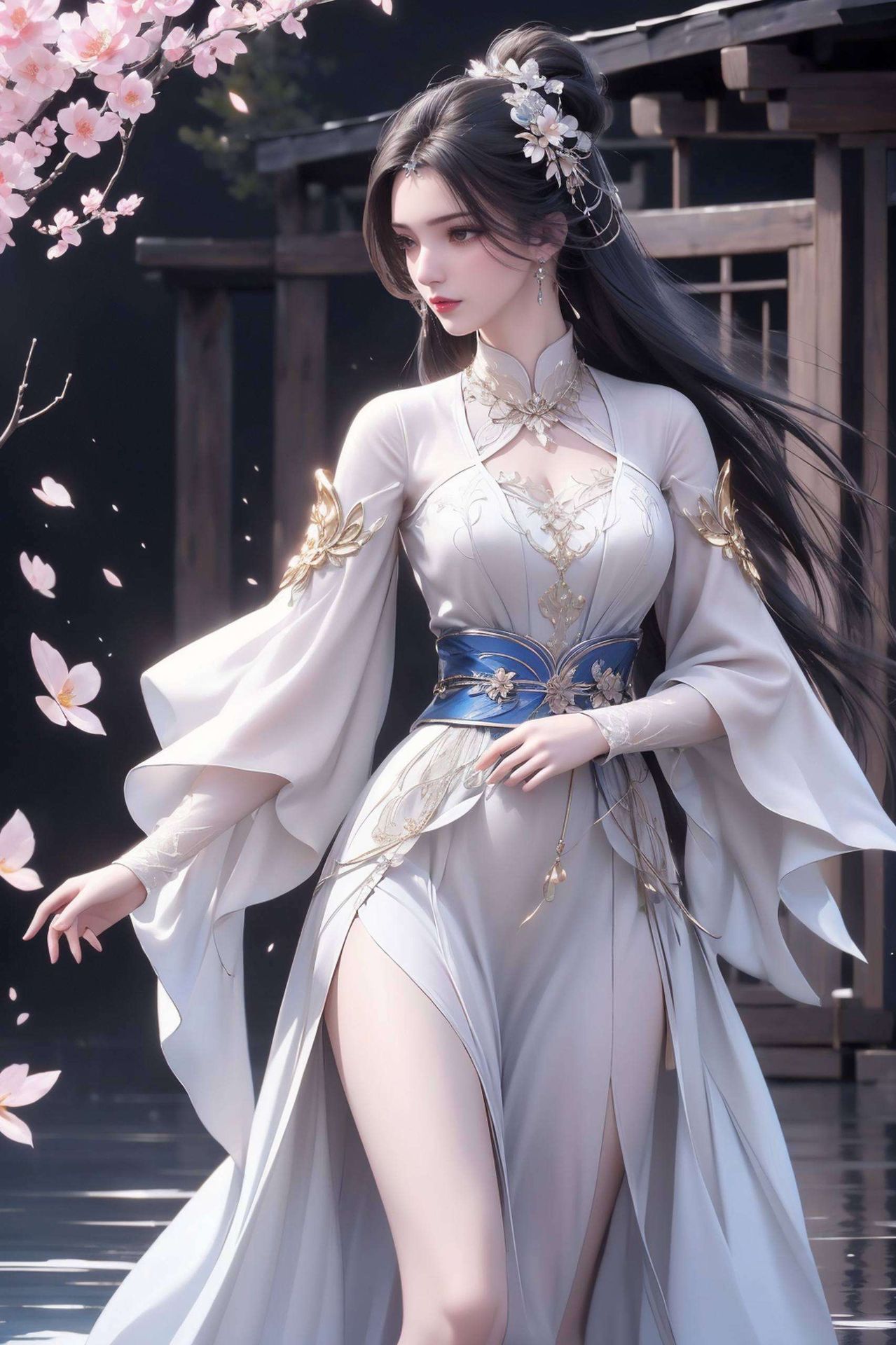 细腻的笔触、绚烂的色彩李慕婉