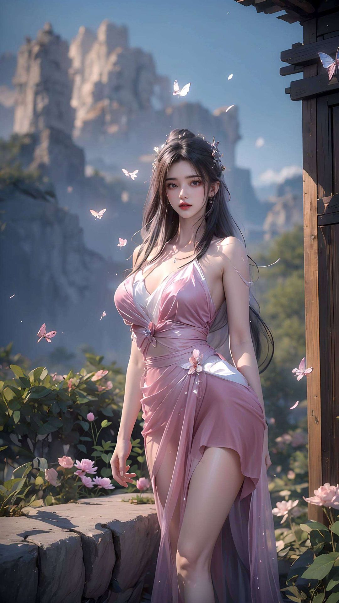 李慕婉炸裂壁纸每一朵花都仿佛在讲述一个故事