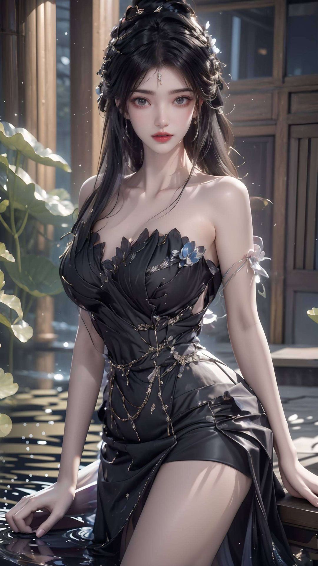 细腻的线条与柔和的色彩交织优雅中透着淡淡的忧郁