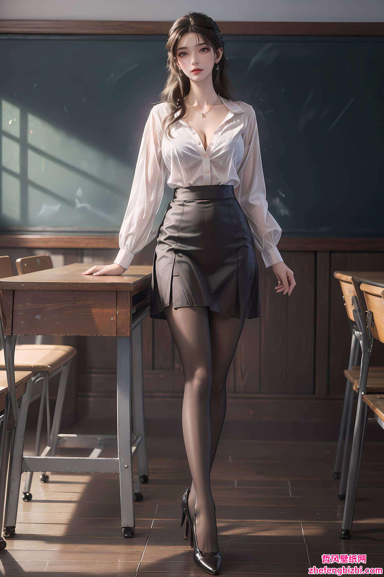 全屏AI绘画尽显女神优雅气质