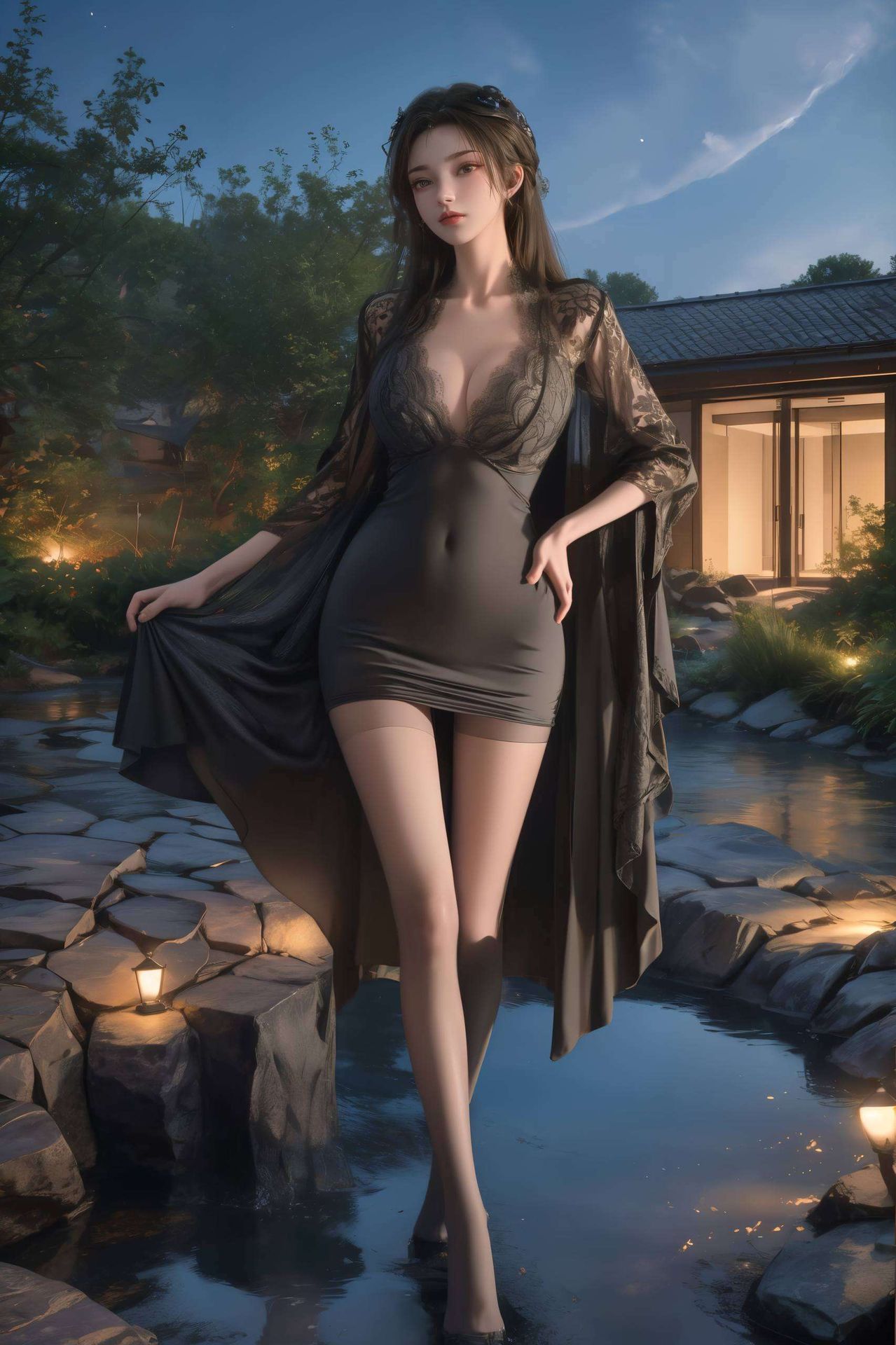 壁纸鲜艳夺目国漫美女李慕婉转身瞬间