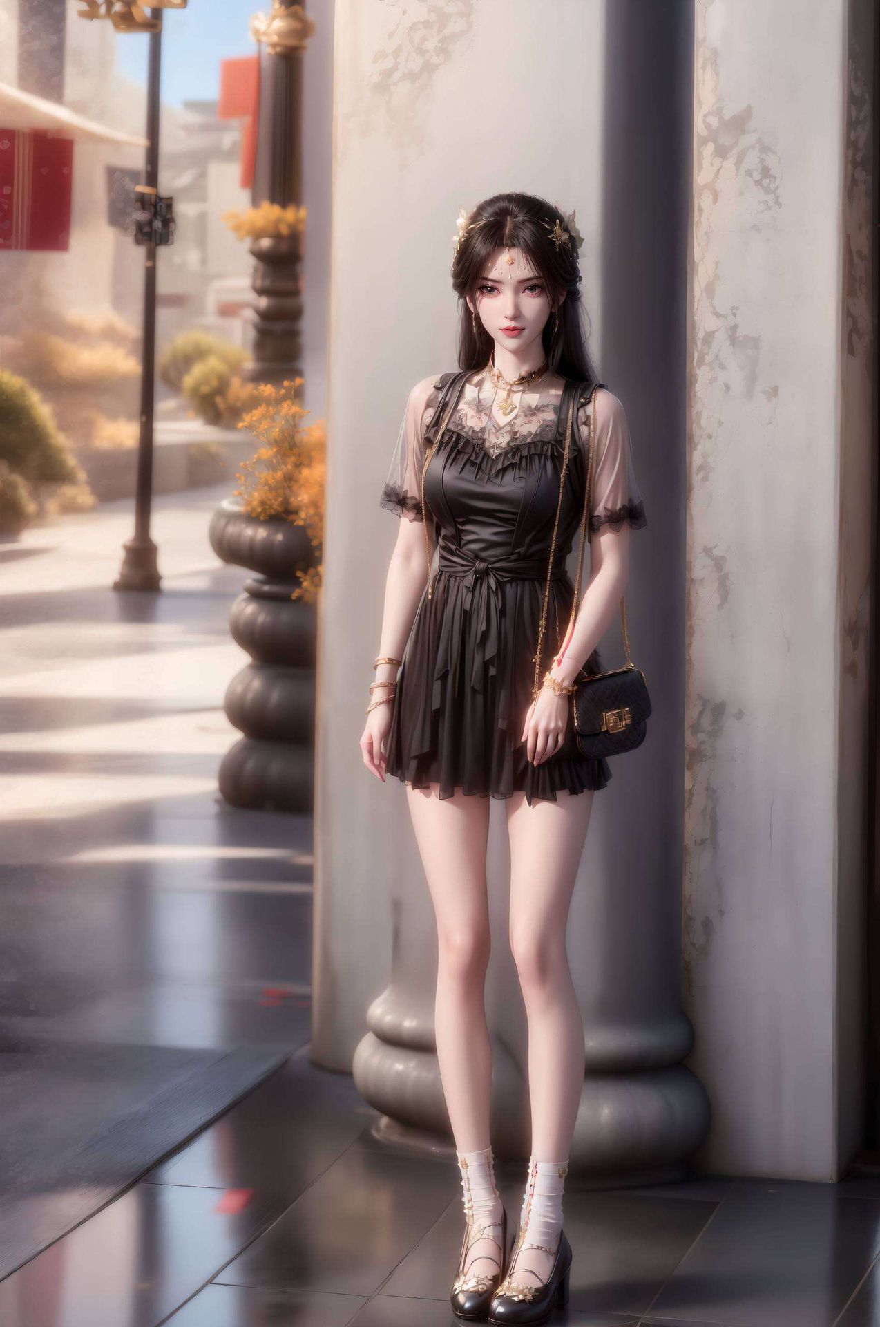 灵动眼神、甜美微笑感受国漫之美