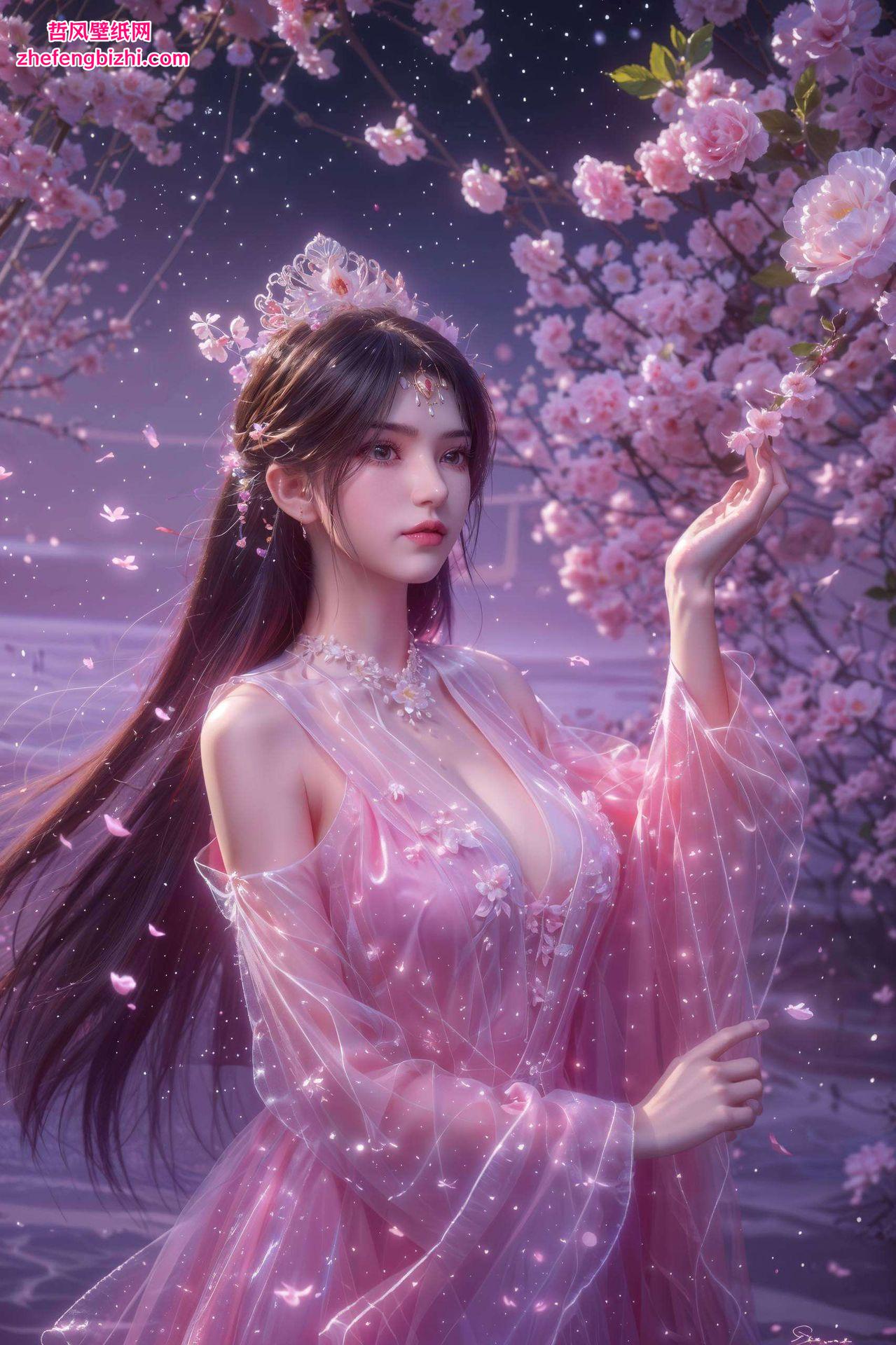 为你的电脑或手机带来别样的视觉盛宴AI国漫女主李慕婉的高清壁纸如梦似幻