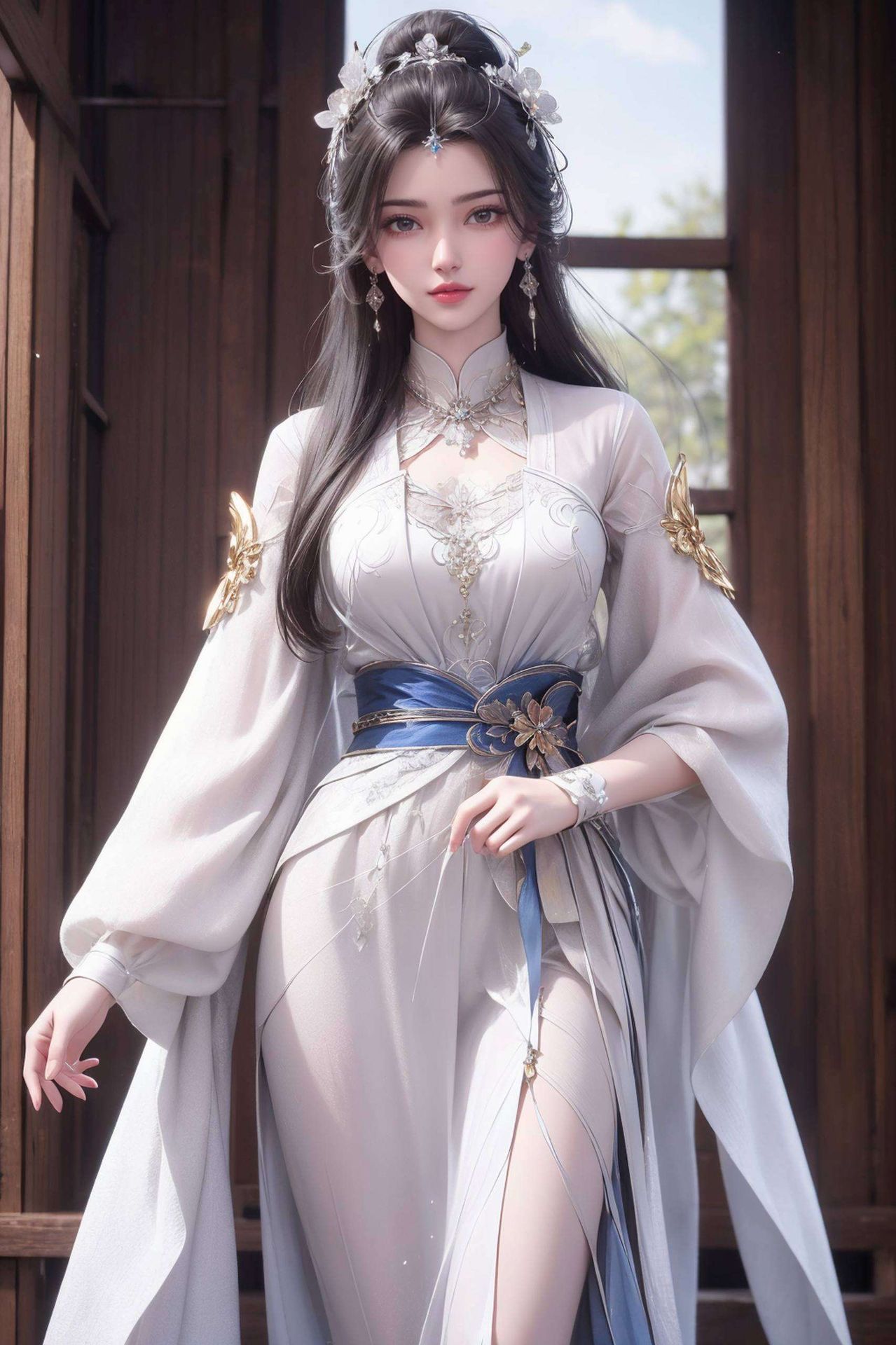 对眼睛好丝绒手机国漫美女漫画壁纸带你领略李慕婉怀孕大肚子时的温柔与坚韧尽在这一幅温馨壁纸