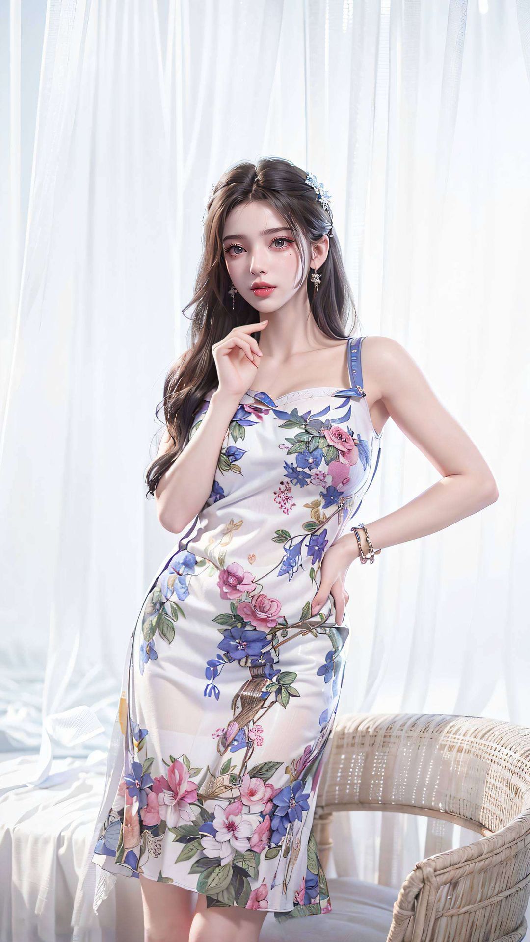 这款李慕婉平板动态壁纸高清清晰的画面