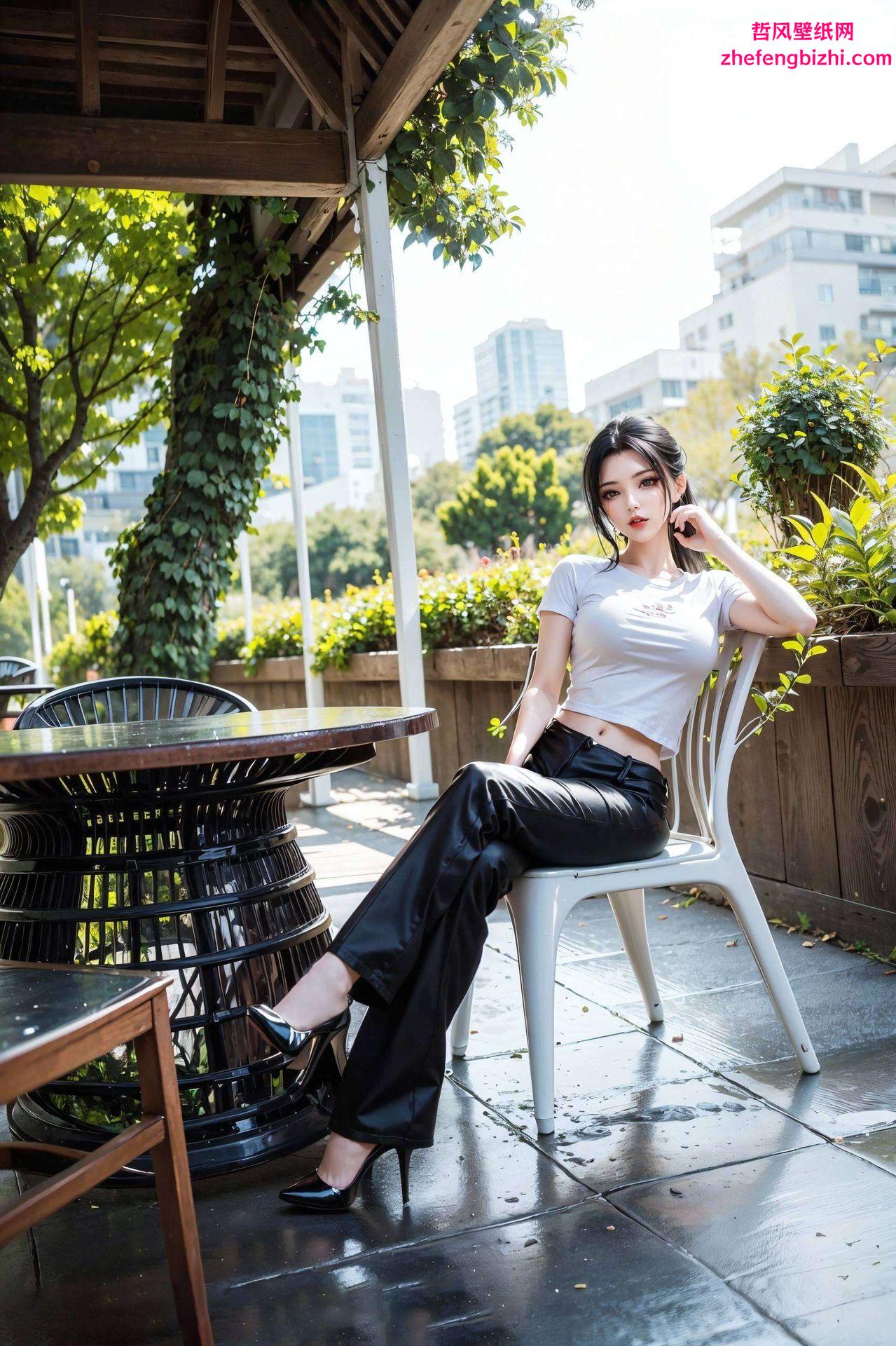 凌落宸的灵动眼神与柔和发丝细腻描绘