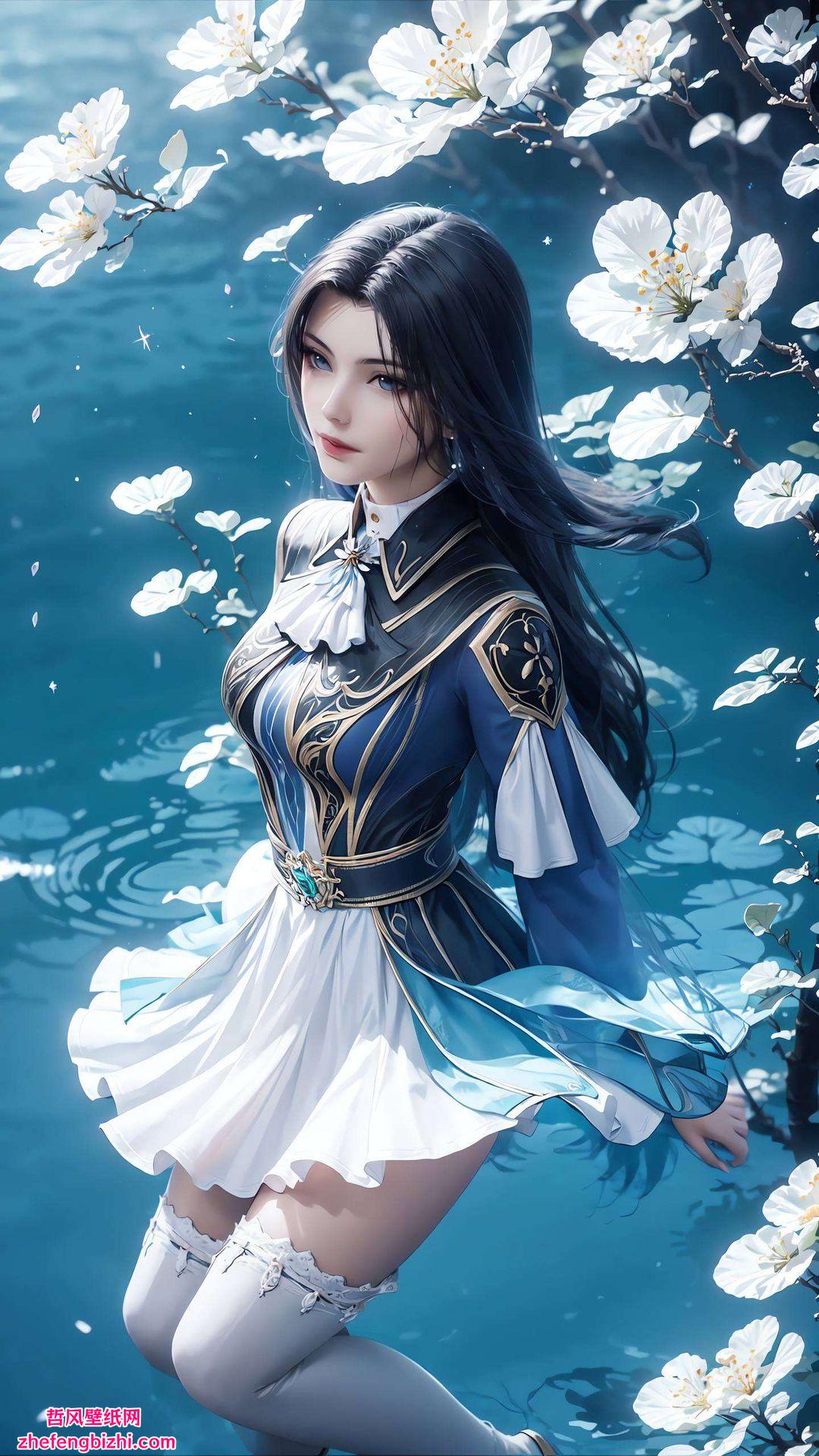 让你的每一次解锁都充满惊喜这款静态国漫女主AI完美像素的iPhone壁纸