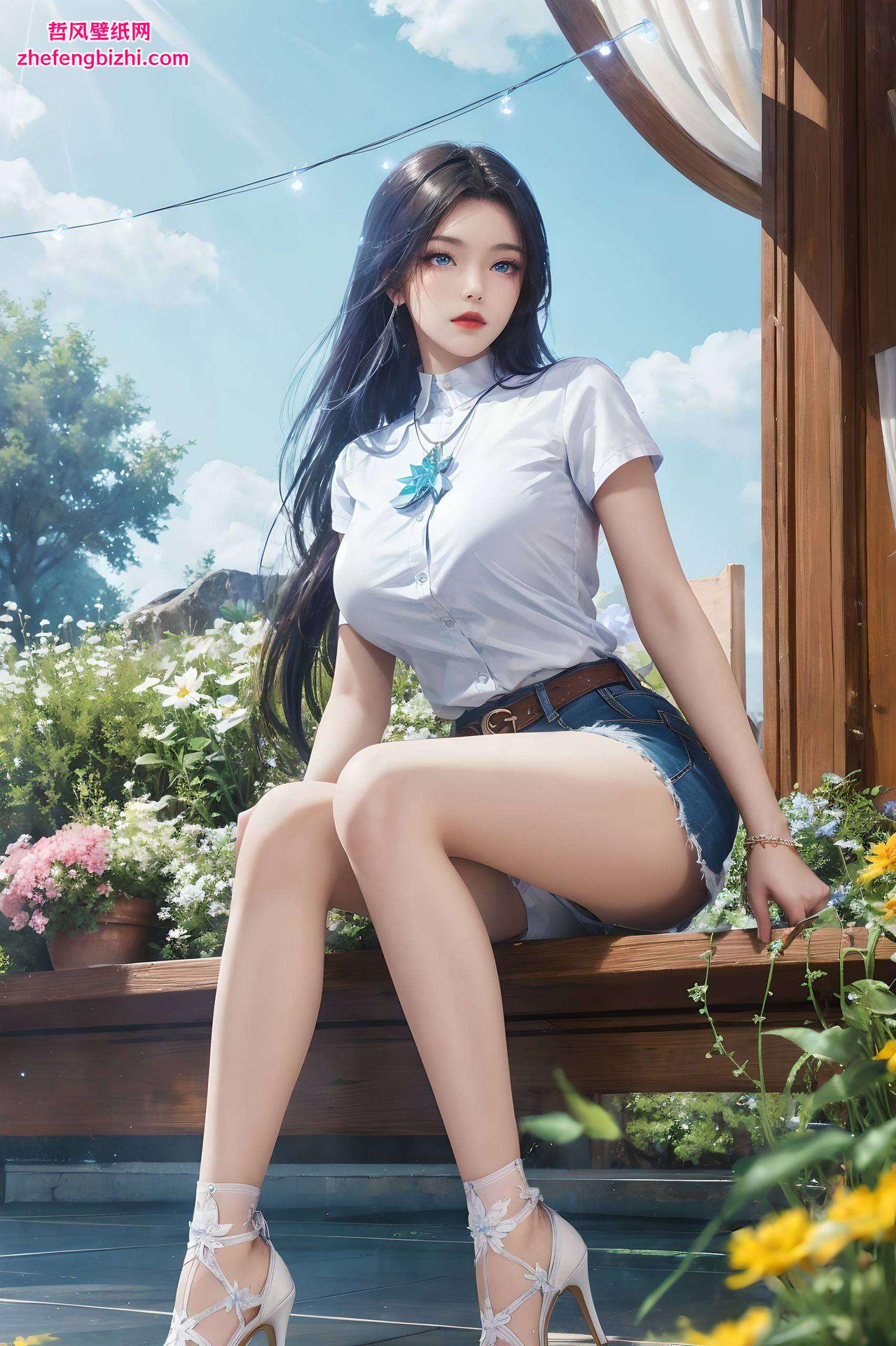 是那高清壁纸上的可爱精灵眉眼如画