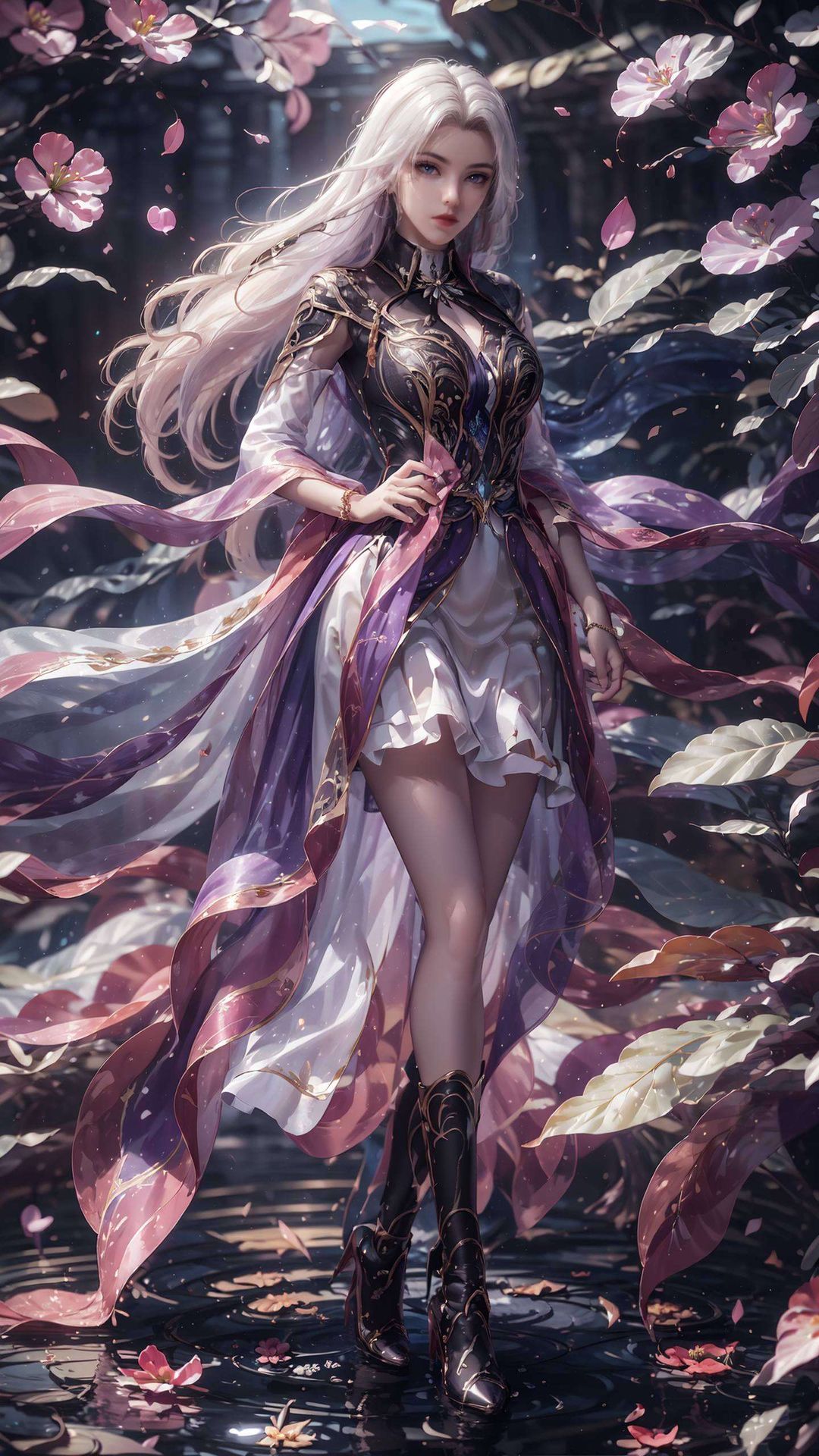 凌落宸的倩影跃然屏上为你的苹果设备增添一抹清新气息