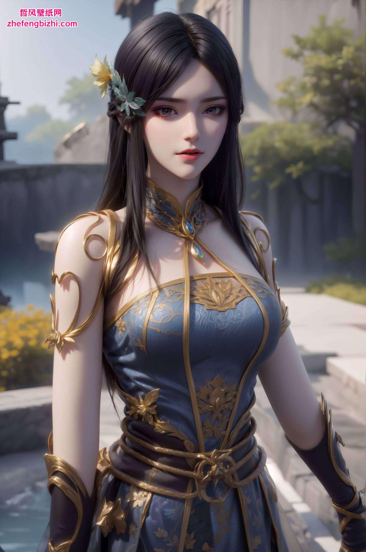 今天给大家带来一款别具一格的立体win10壁纸——国漫美女柳菲的精美图片快来感受这份独特的视觉盛宴吧！