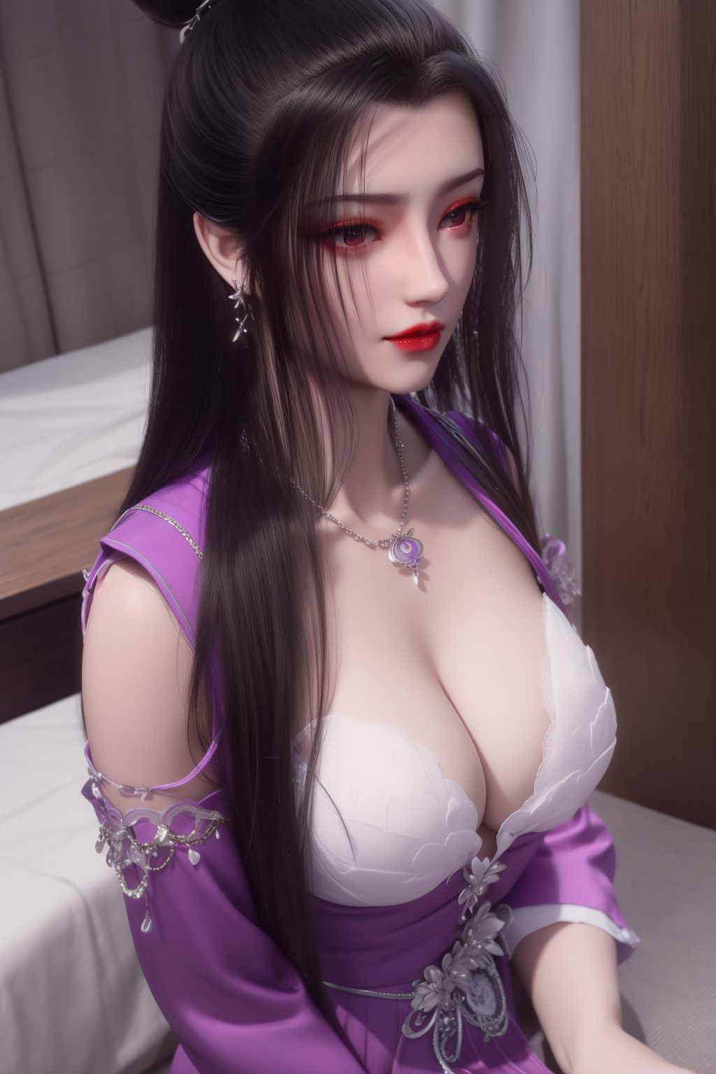 这款【仙逆柳眉迷你壁纸图片大全】将国漫美女的细腻神韵与科技立体感完美融合为你的手机桌面注入一丝仙气与灵动