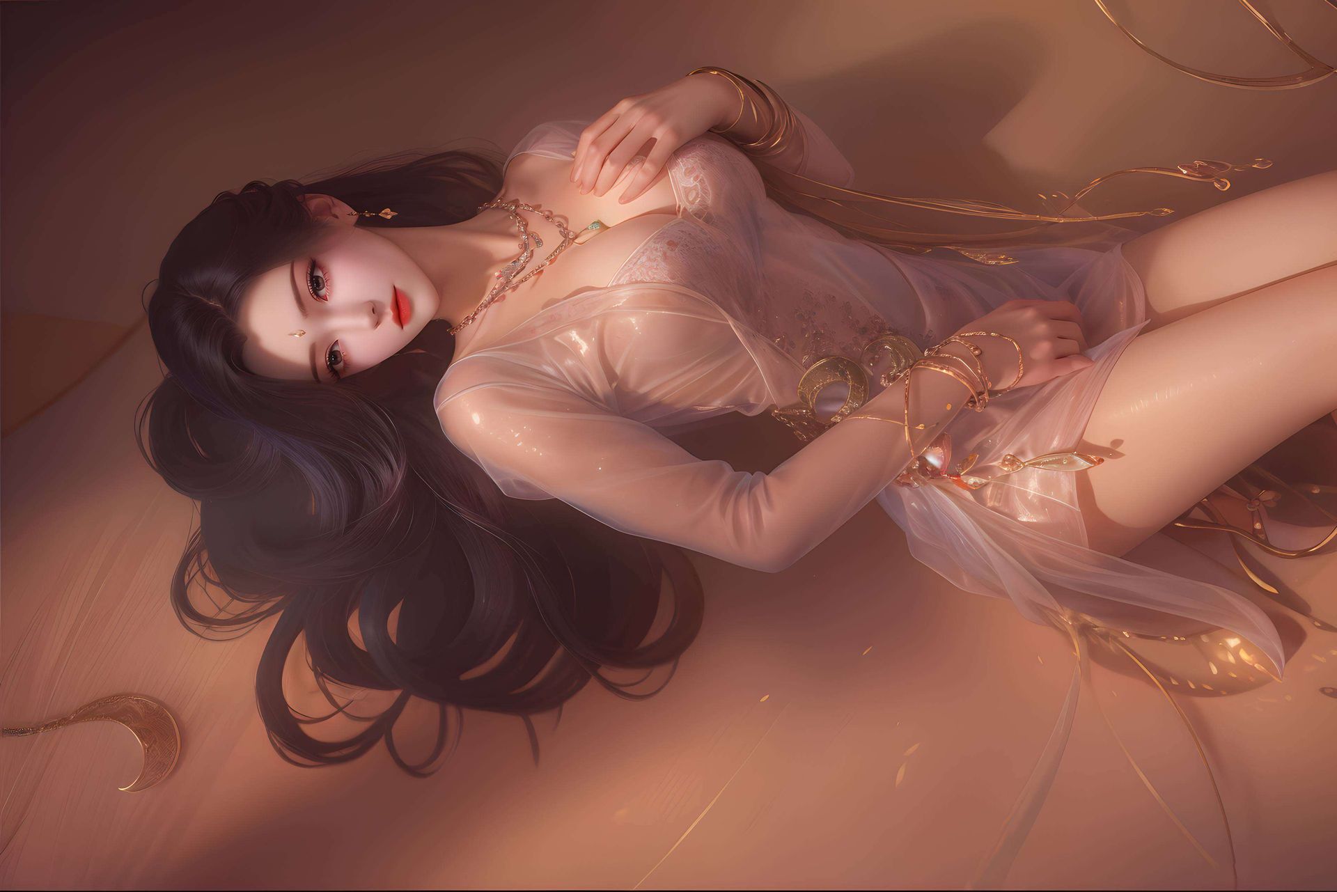 细腻描绘出女神的柔美气质尽享温馨时光