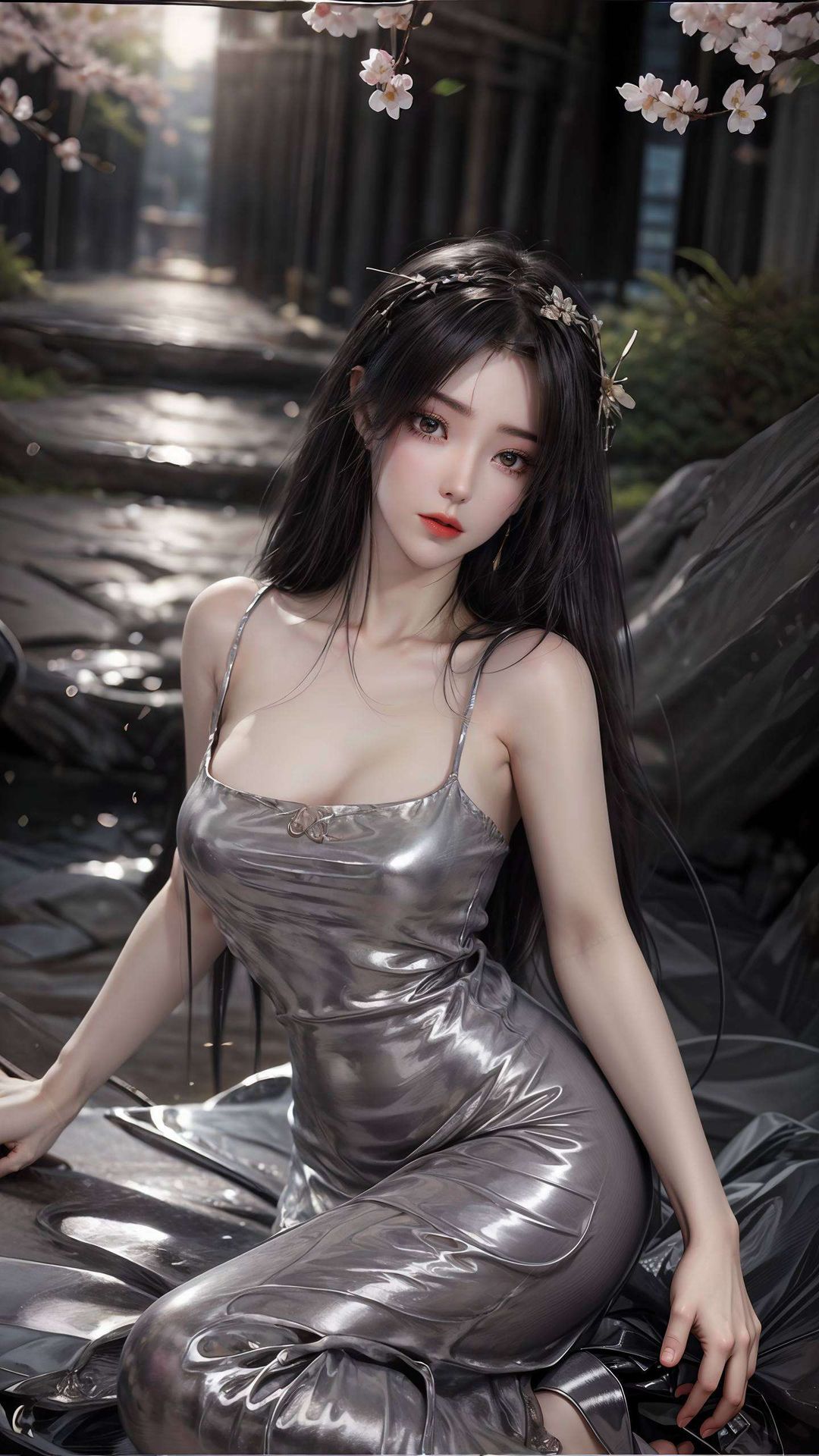 国漫女主的灵动神韵跃然壁上点亮你的电脑屏幕