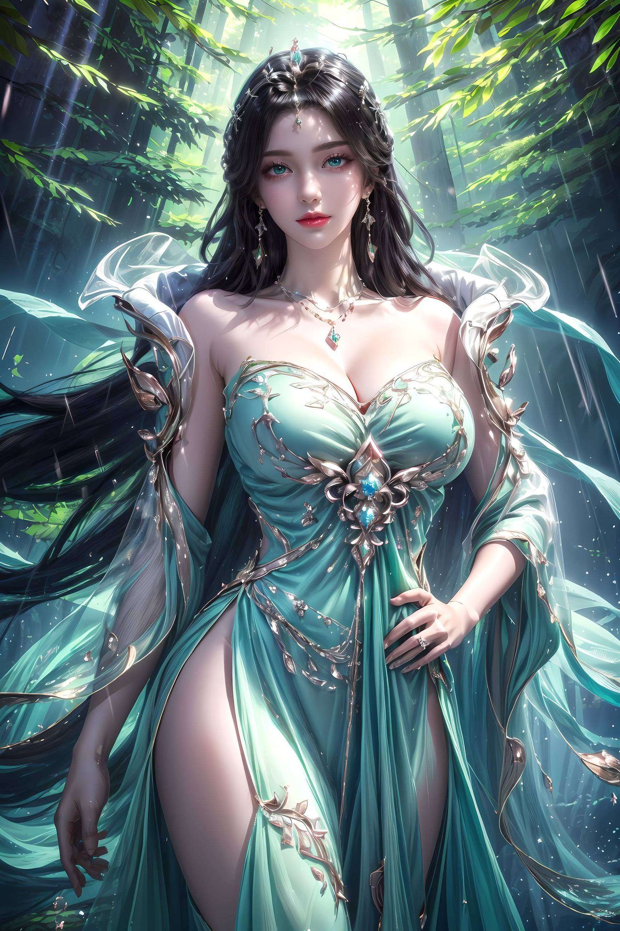 简直是国漫女生的完美诠释国漫迷们看过来！这款超好看的柳神AI壁纸