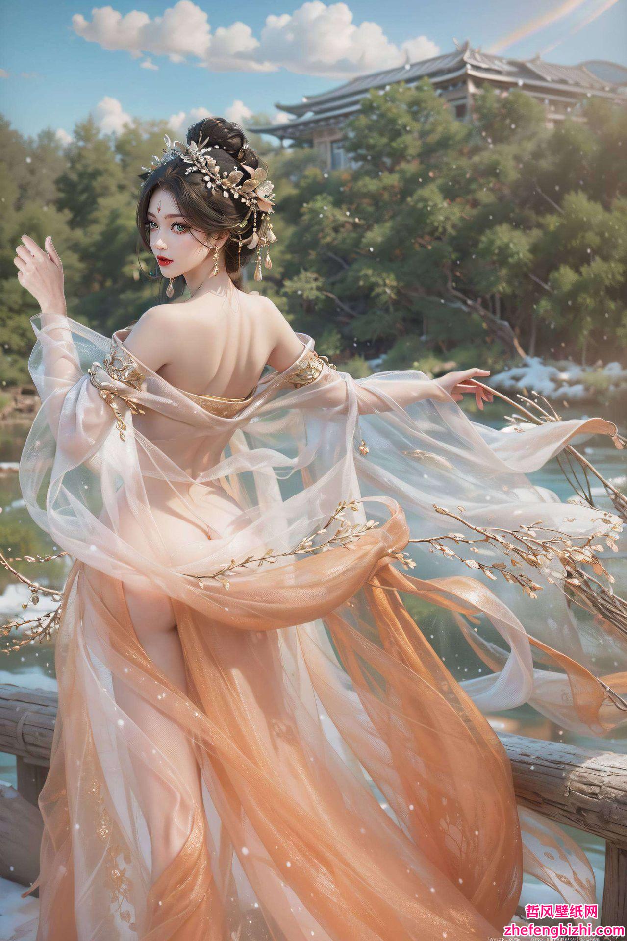 这款极简风格的手机壁纸简洁的线条