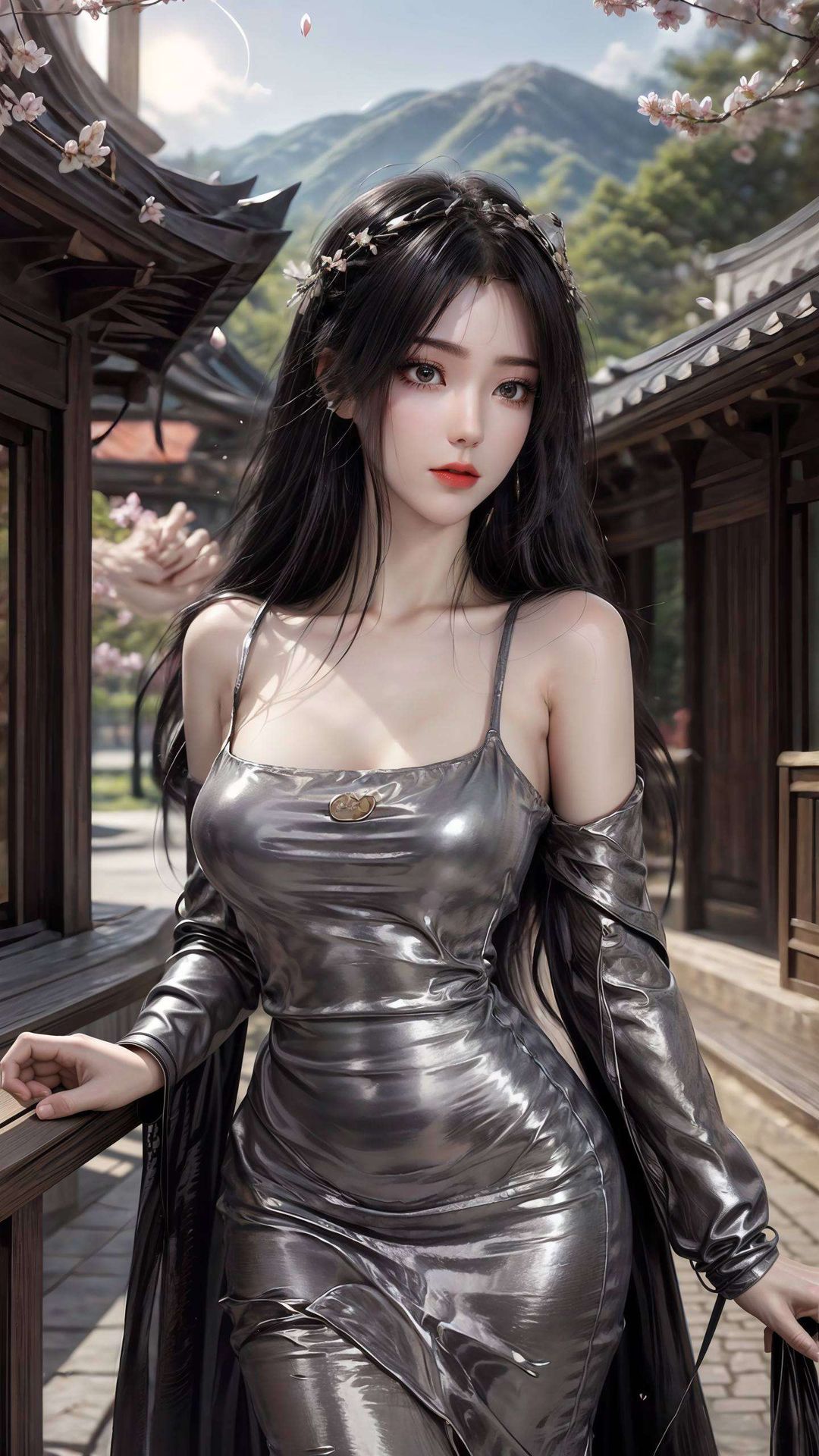 以柳神原图为灵感每一帧画面都如诗如画