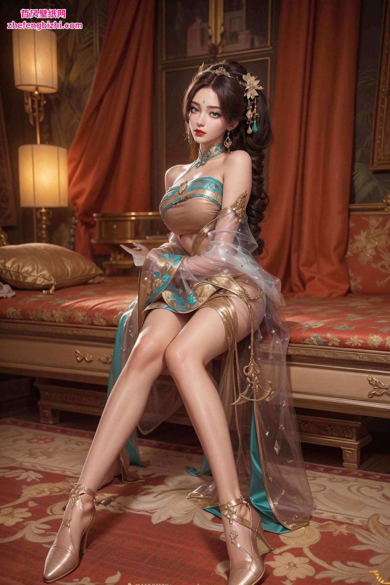 将这位国漫女神置于手机桌面柳神翩翩起舞