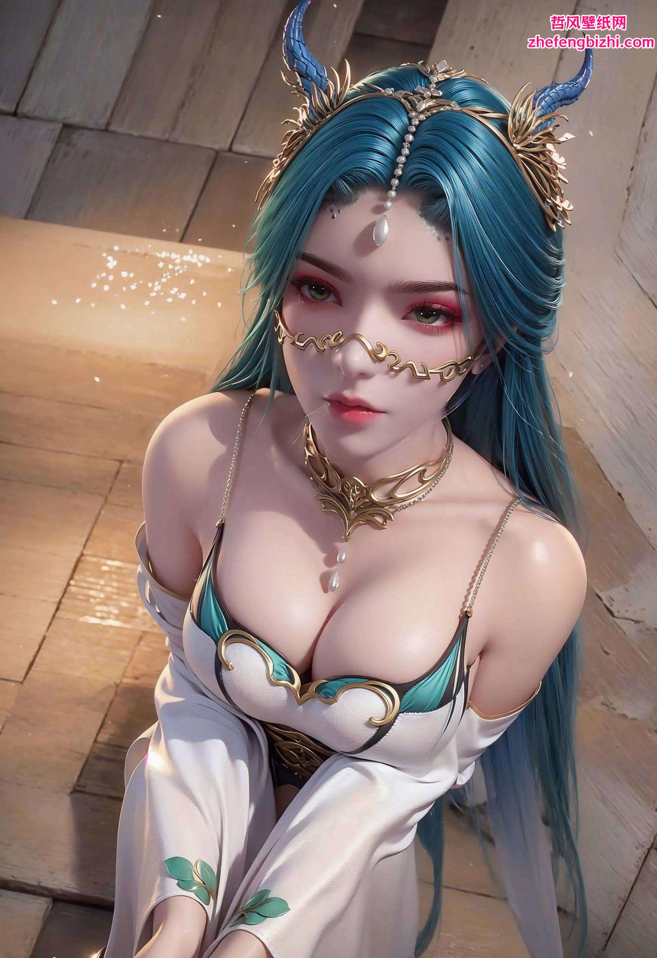 将龙女的美艳与力量完美融合成为了国漫界的一股清流