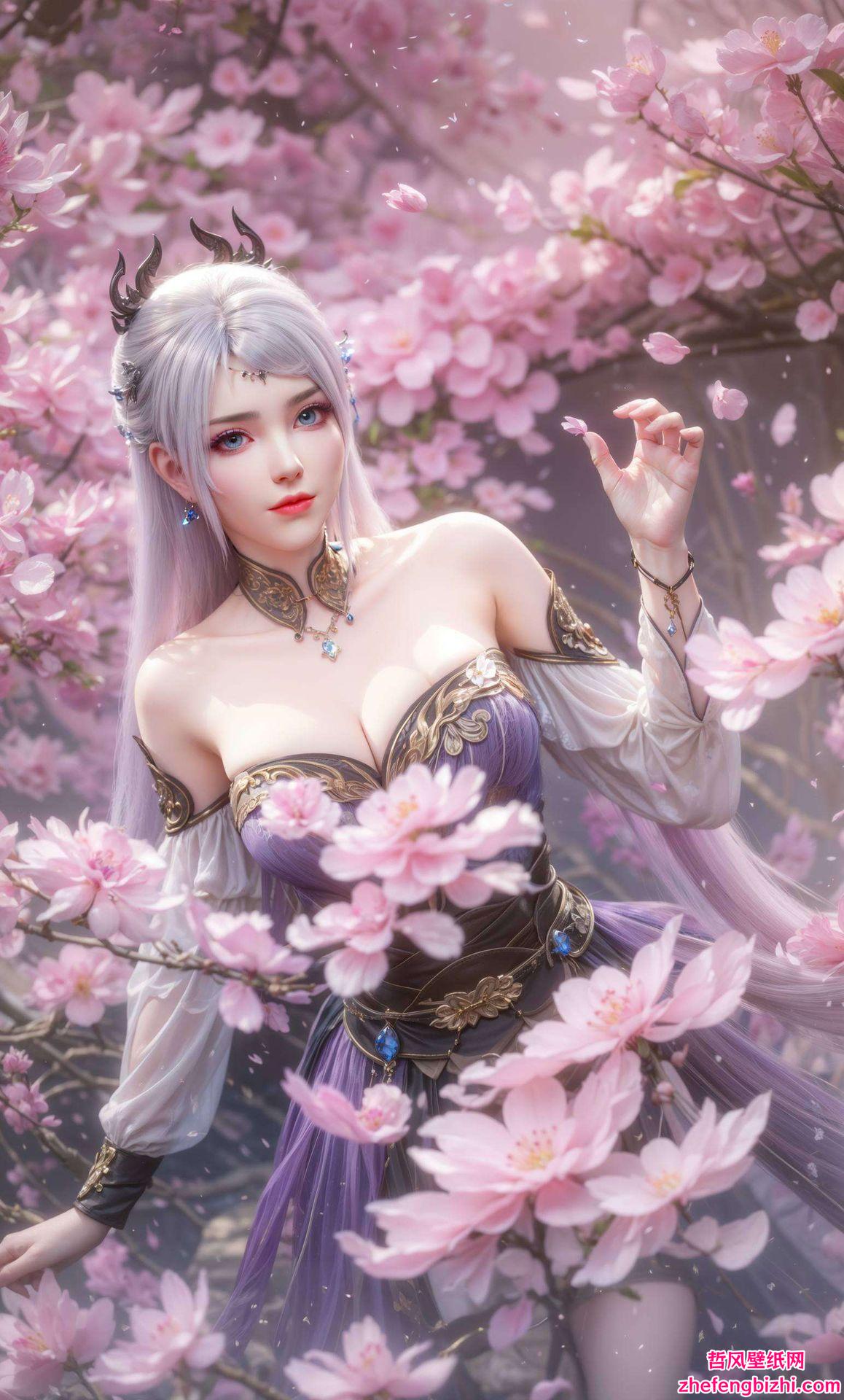 洛璃图片牧尘壁纸如同一抹绚烂的波西米亚色彩如同电脑中的国漫美女ai女神