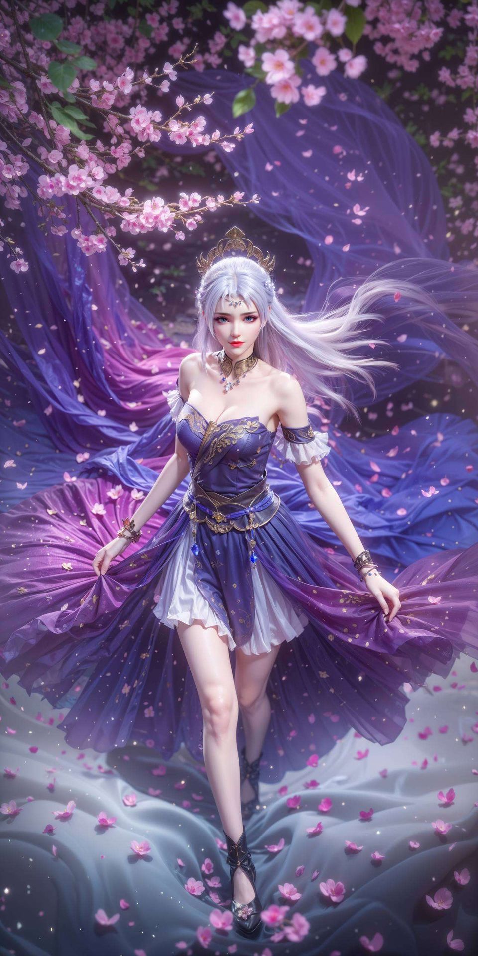 以其静谧的美感化作这款高清AI人物特写壁纸