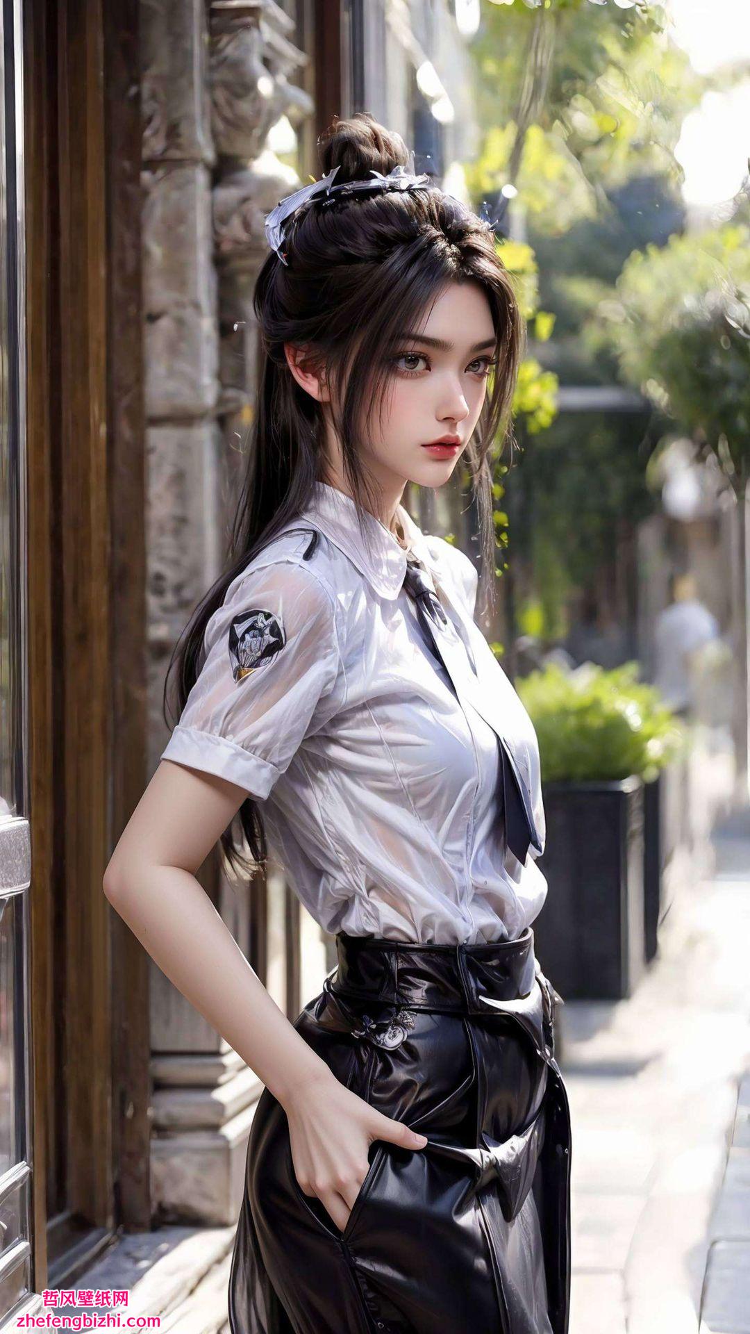 拿图收藏陆雪琪高清壁纸惊艳亮相！独特的赛博元素融入古典美