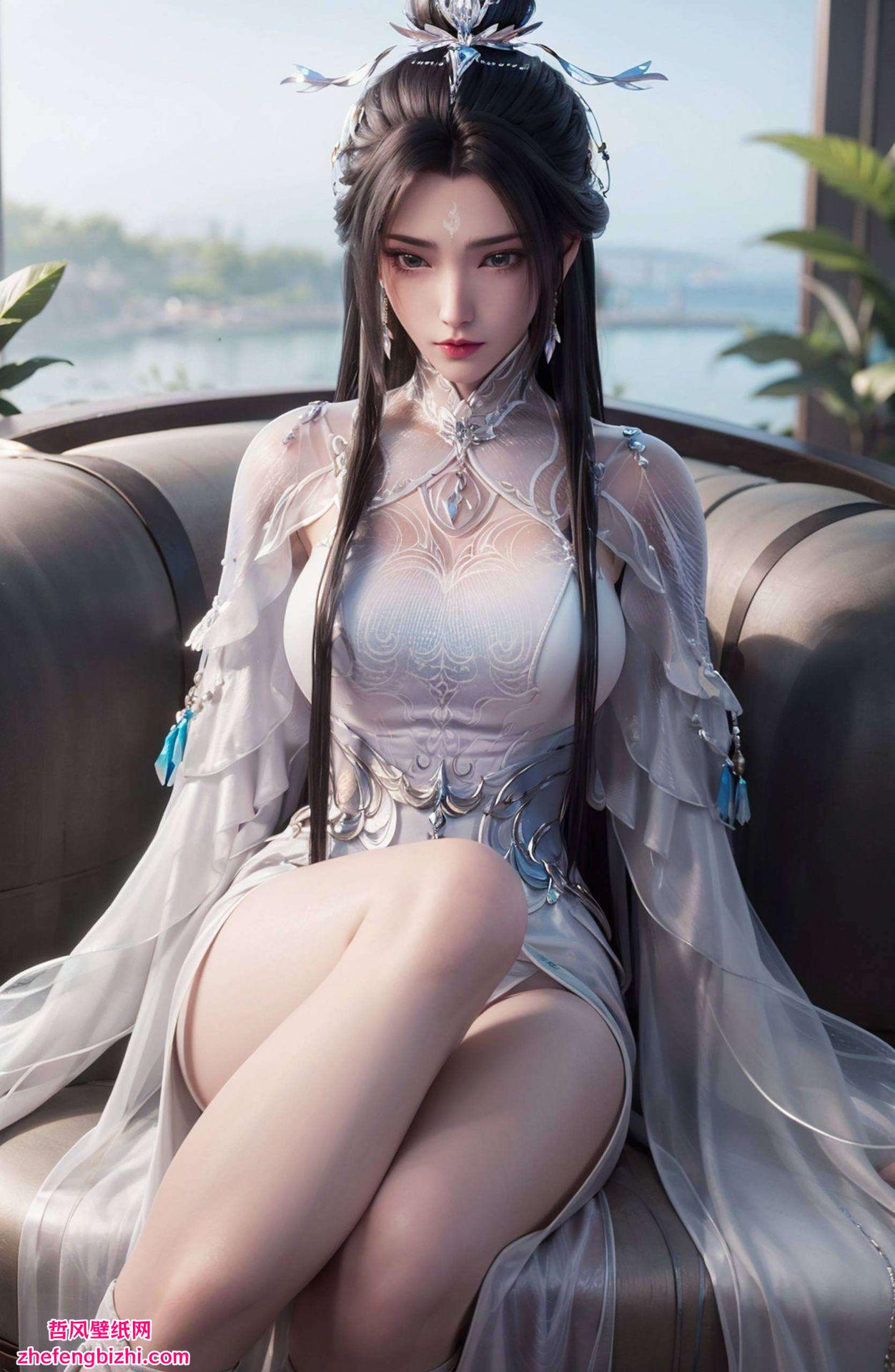 清冷如雪美艳绝伦