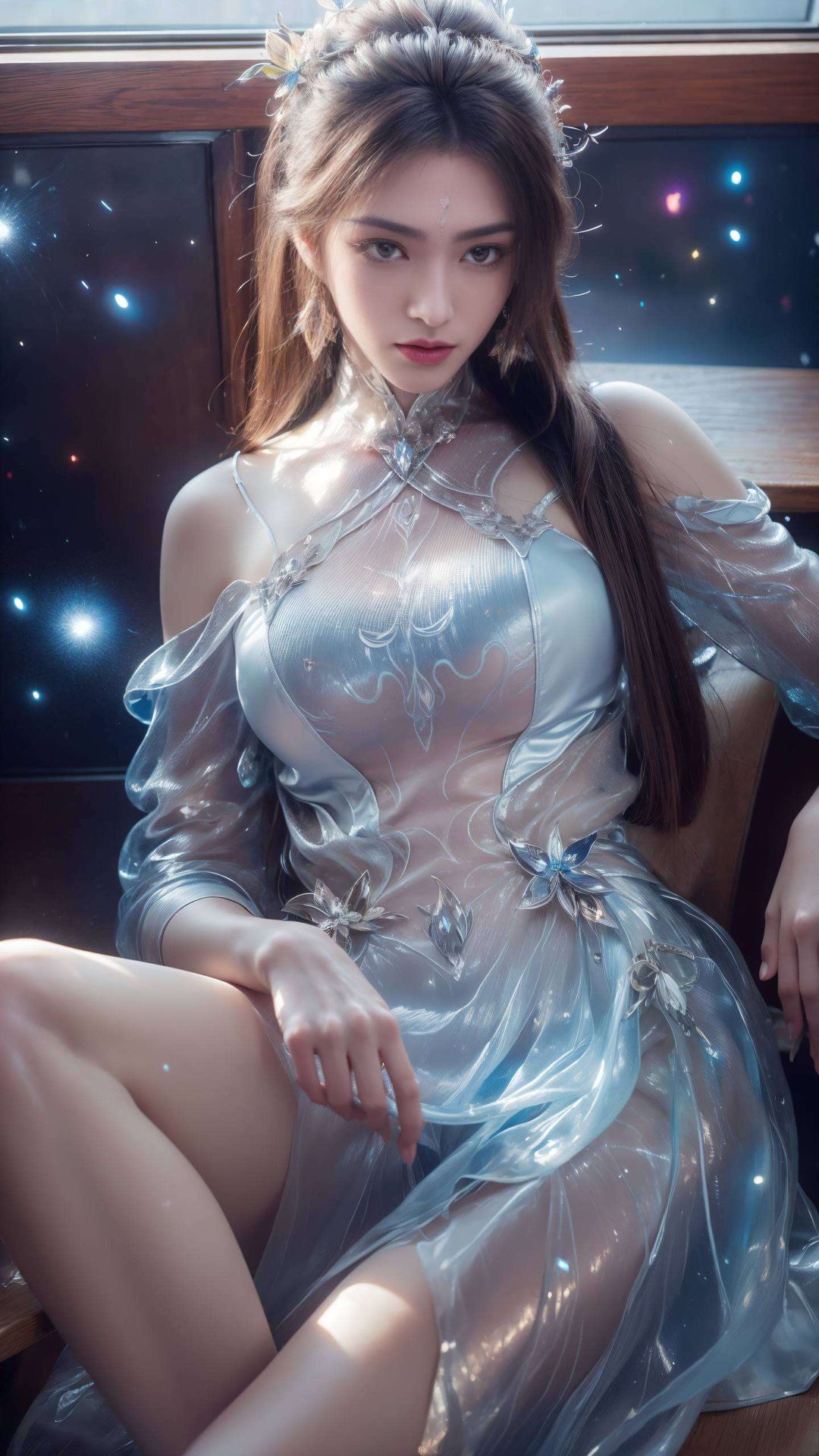 打造一款梦幻般的国漫女生手绘动画壁纸绘制陆雪琪的壁纸