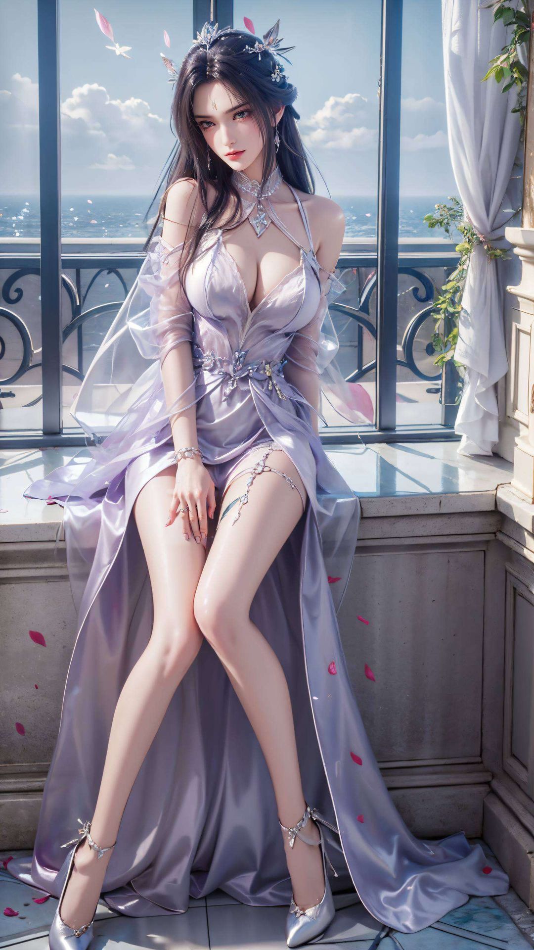 让你的iPhone瞬间焕发新生！快来收藏我的女神壁纸为你带来古风美女陆雪琪的绝美风采