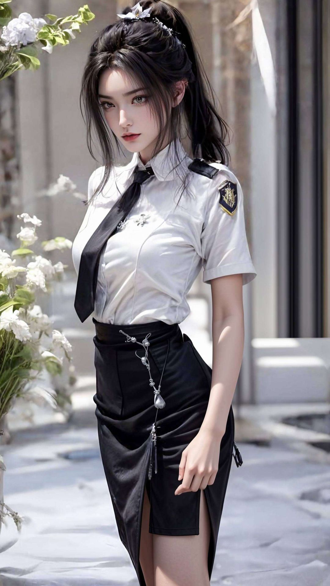 为你的桌面带来一抹仙气与静谧之美那清冷如霜的国漫女神