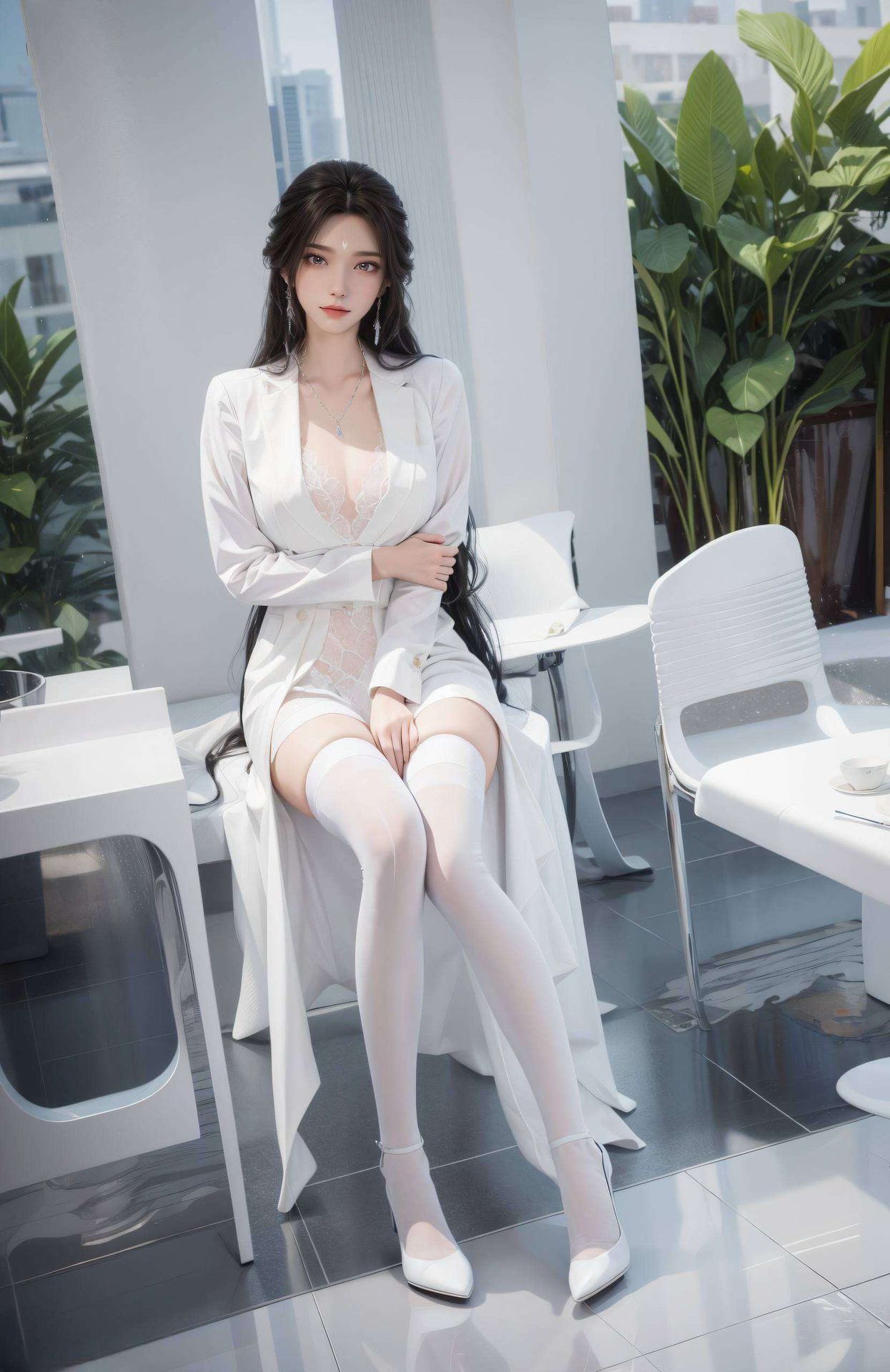 甜美微笑清新脱俗