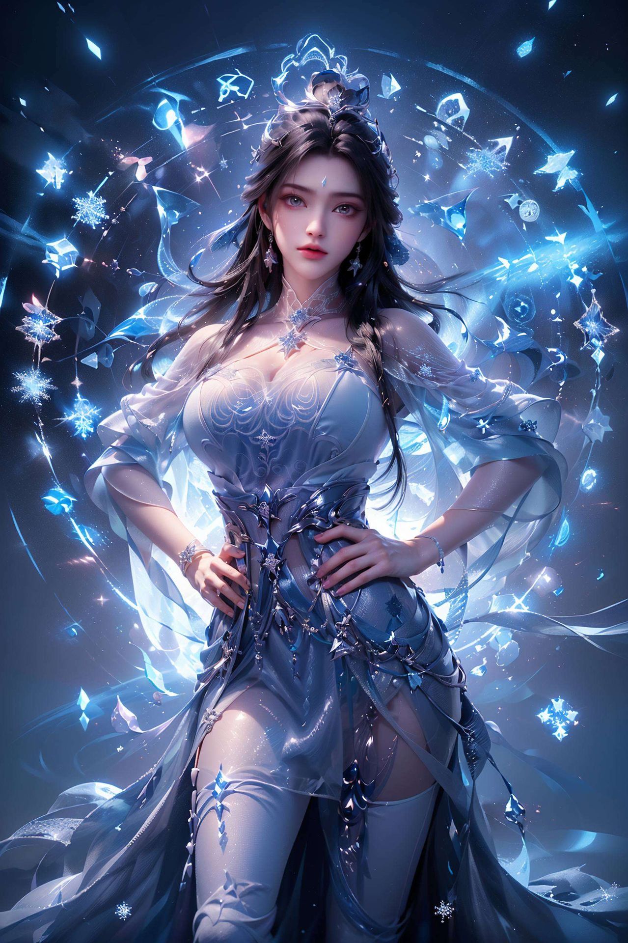 她们翩翩起舞灵动如仙