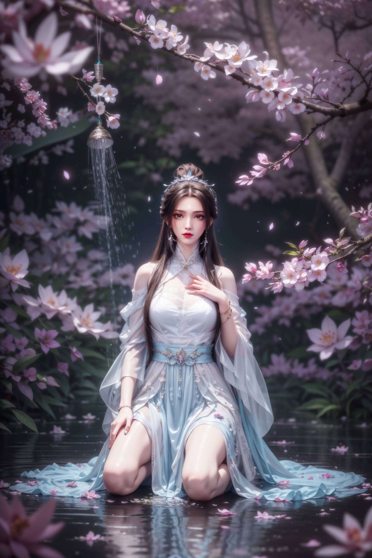 又为手机增添了一份神秘魅力特别采用了陆雪琪在诛仙游戏中的经典形象