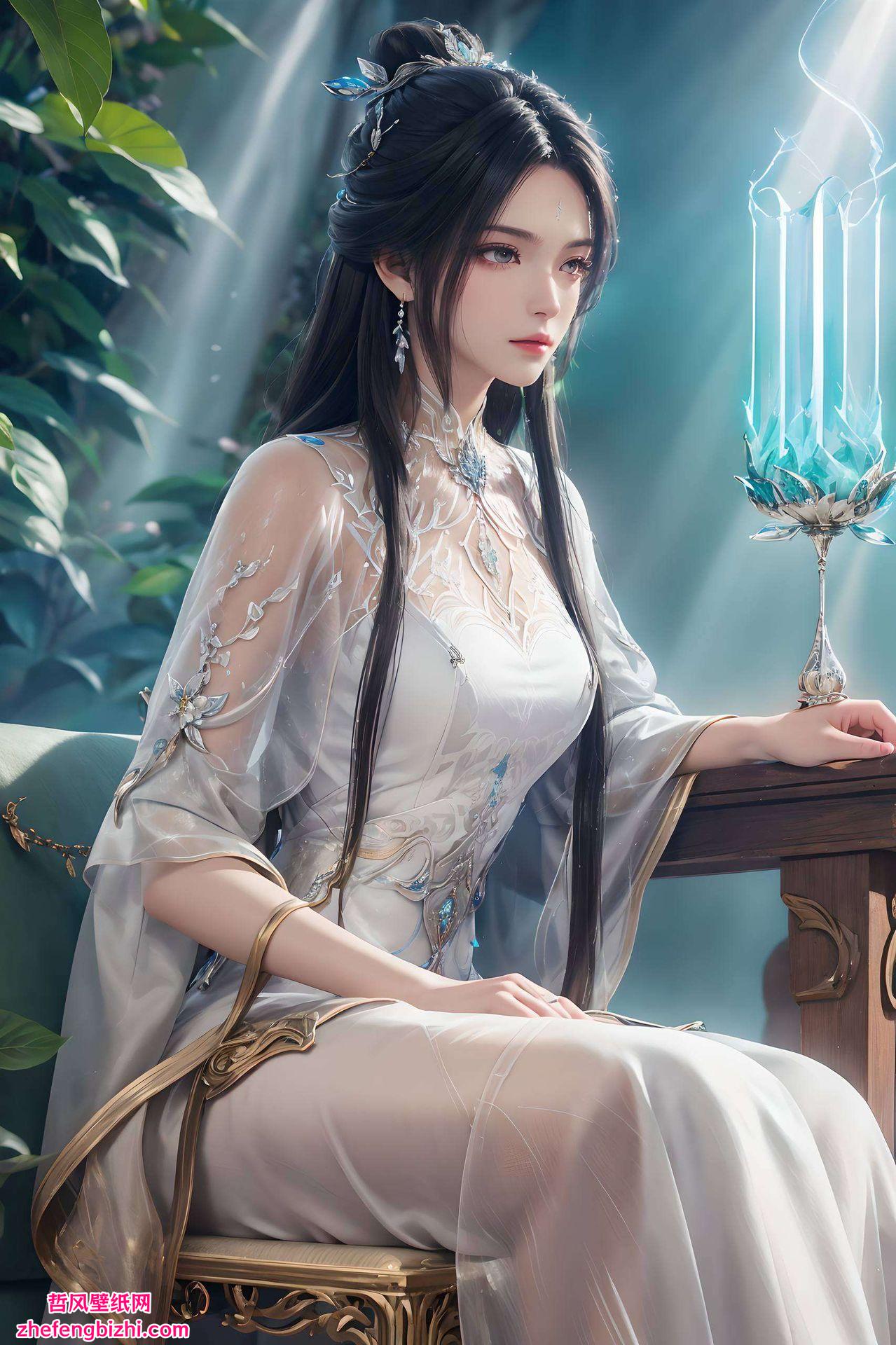 都是壁纸上的风景白衣飘飘