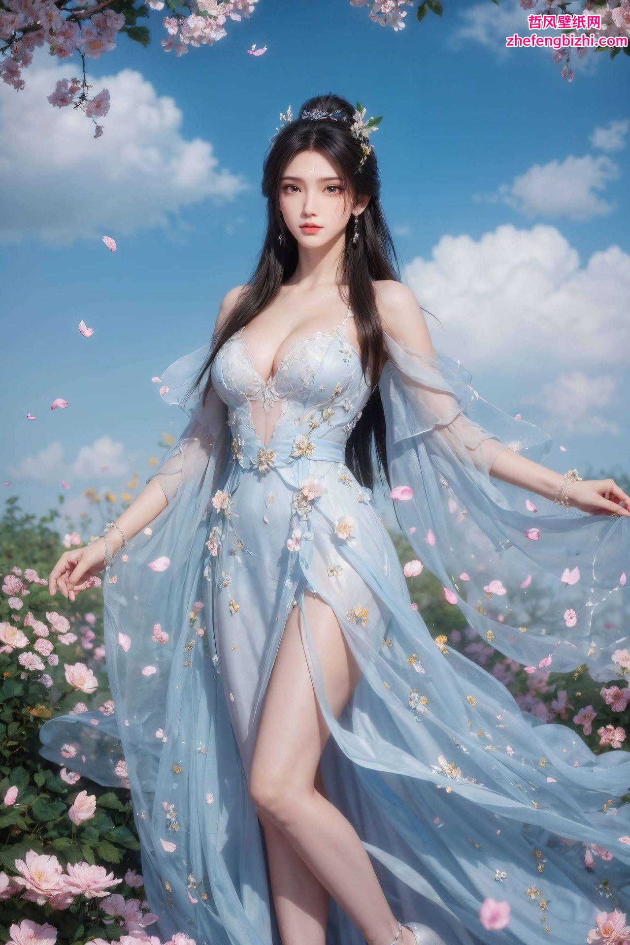 AI绘画技术让她的每一个笑容细节都栩栩如生专为iPhone设计