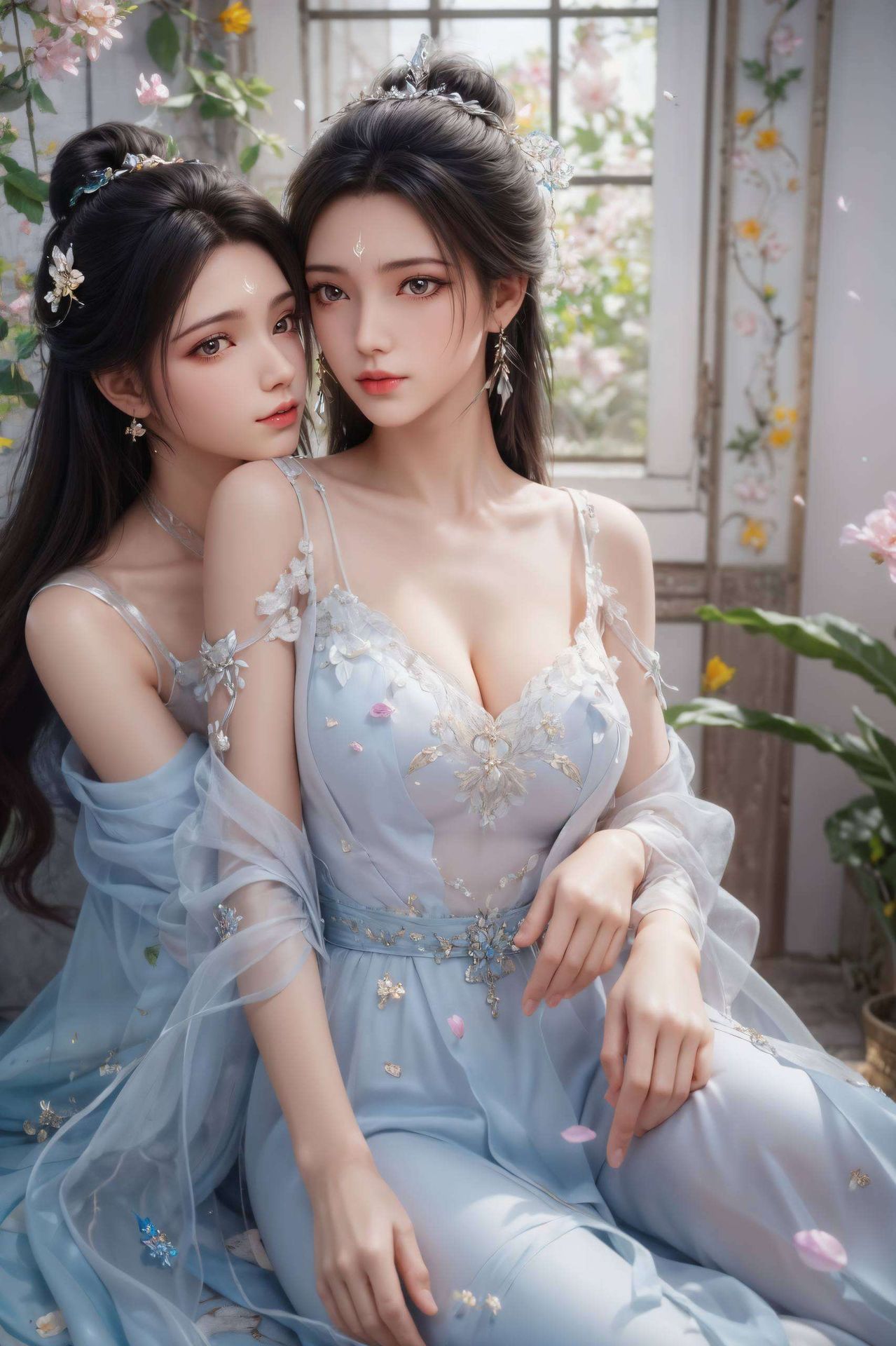 以国漫女神陆雪琪的漫画版形象为主题唯美细腻