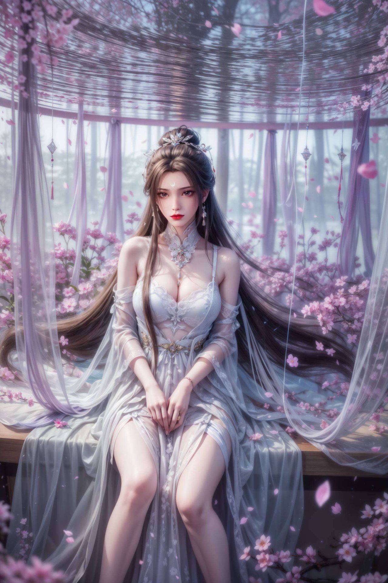 这款高分辨率金属质感手机国漫美女漫画壁纸让你的手机瞬间变身艺术品