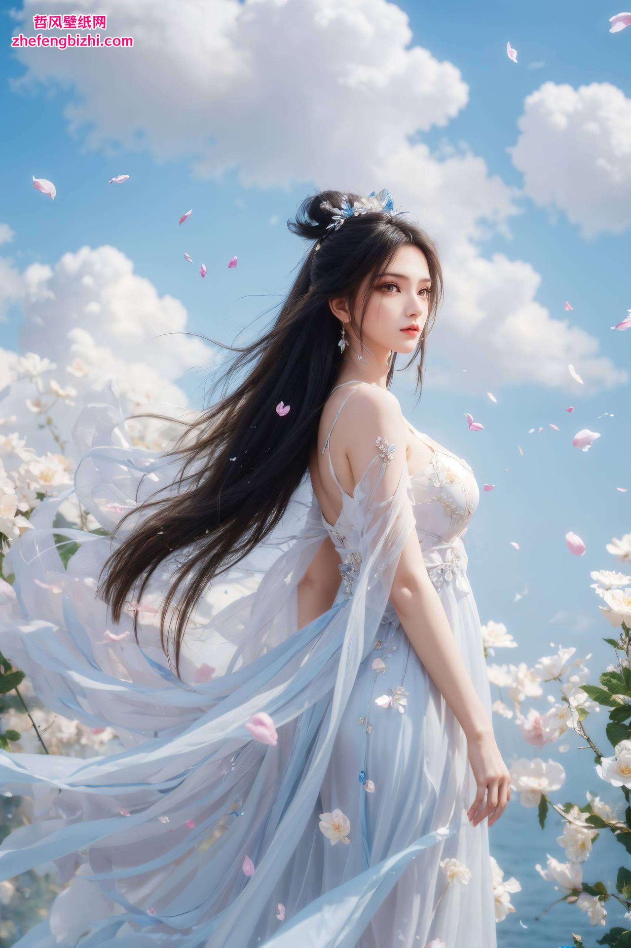 动物元素与国漫美女古风完美融合古韵盎然