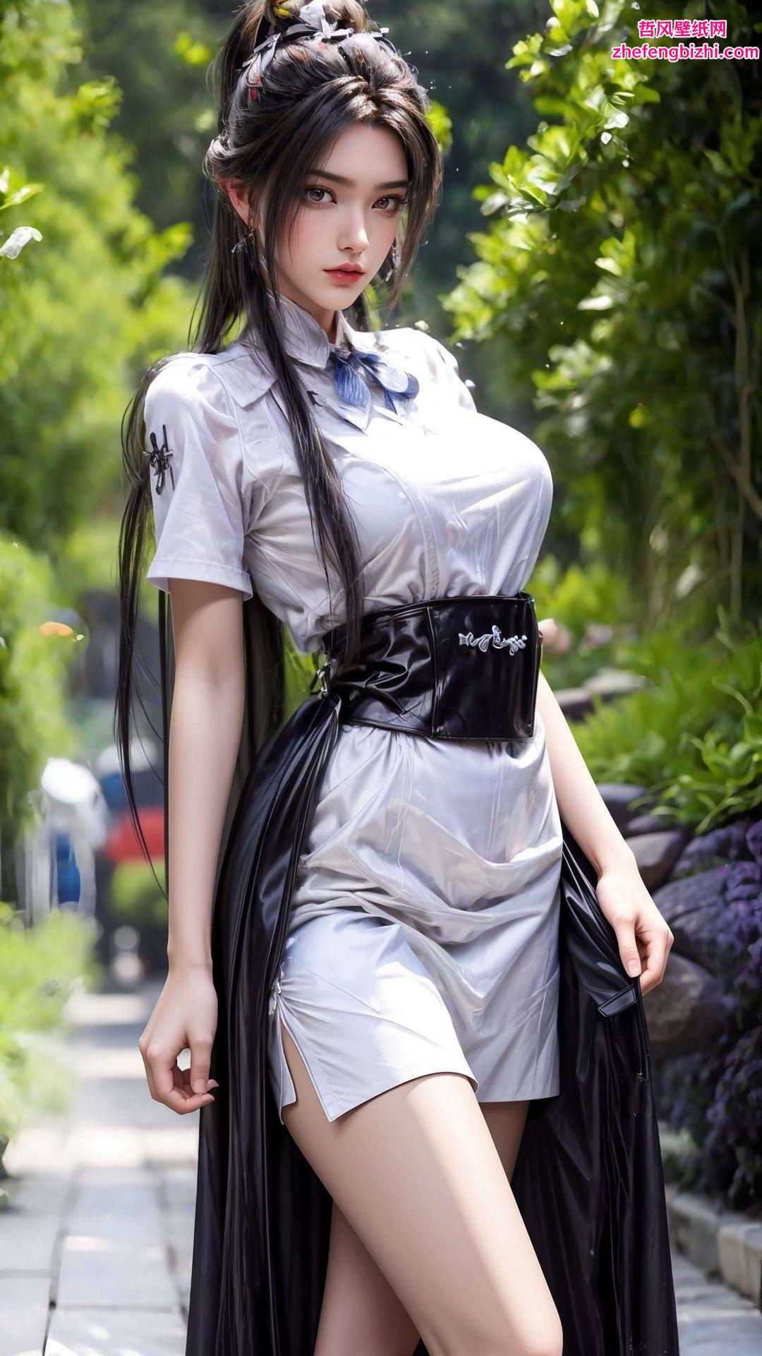 将她的游戏全屏壁纸化作一幅流动的诗篇这款Win10壁纸动画