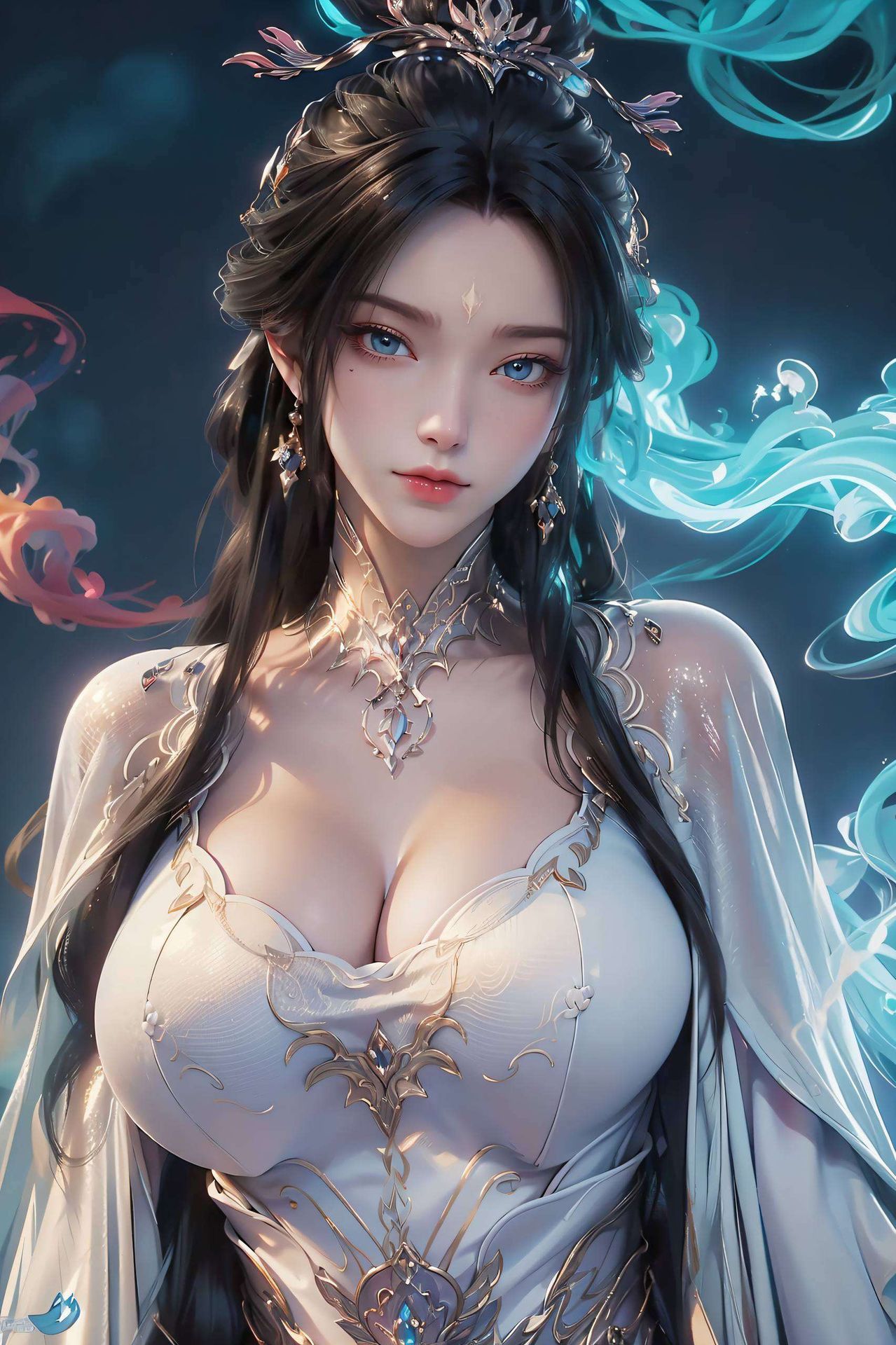 这款陆雪琪原版壁纸绝对让你眼前一亮！AI技术打造的美女对比强烈为你的日常增添一抹别样的风采