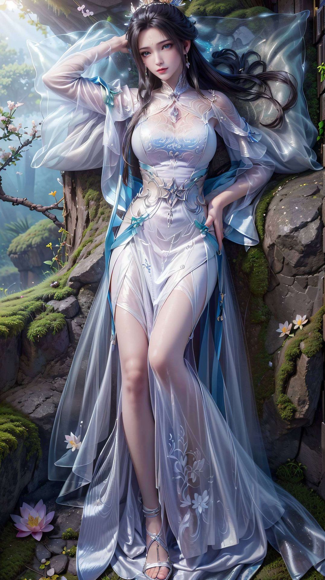 陆雪琪那抹清冷如霜的美