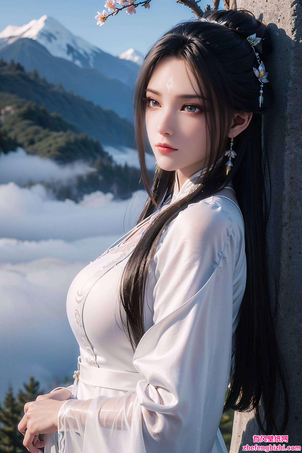 这款精美建筑超高清4k国漫美女壁纸高清画质