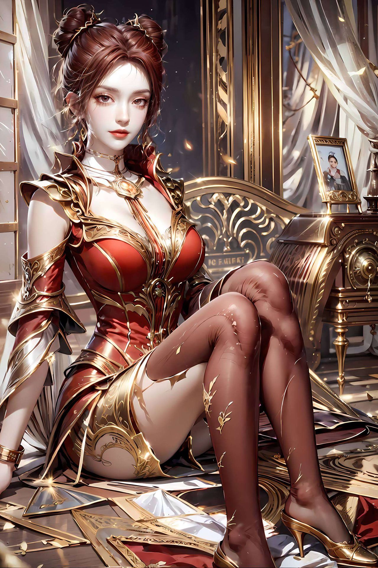 让国漫之美跃然纸上这款AI国漫女生现代2560p壁纸