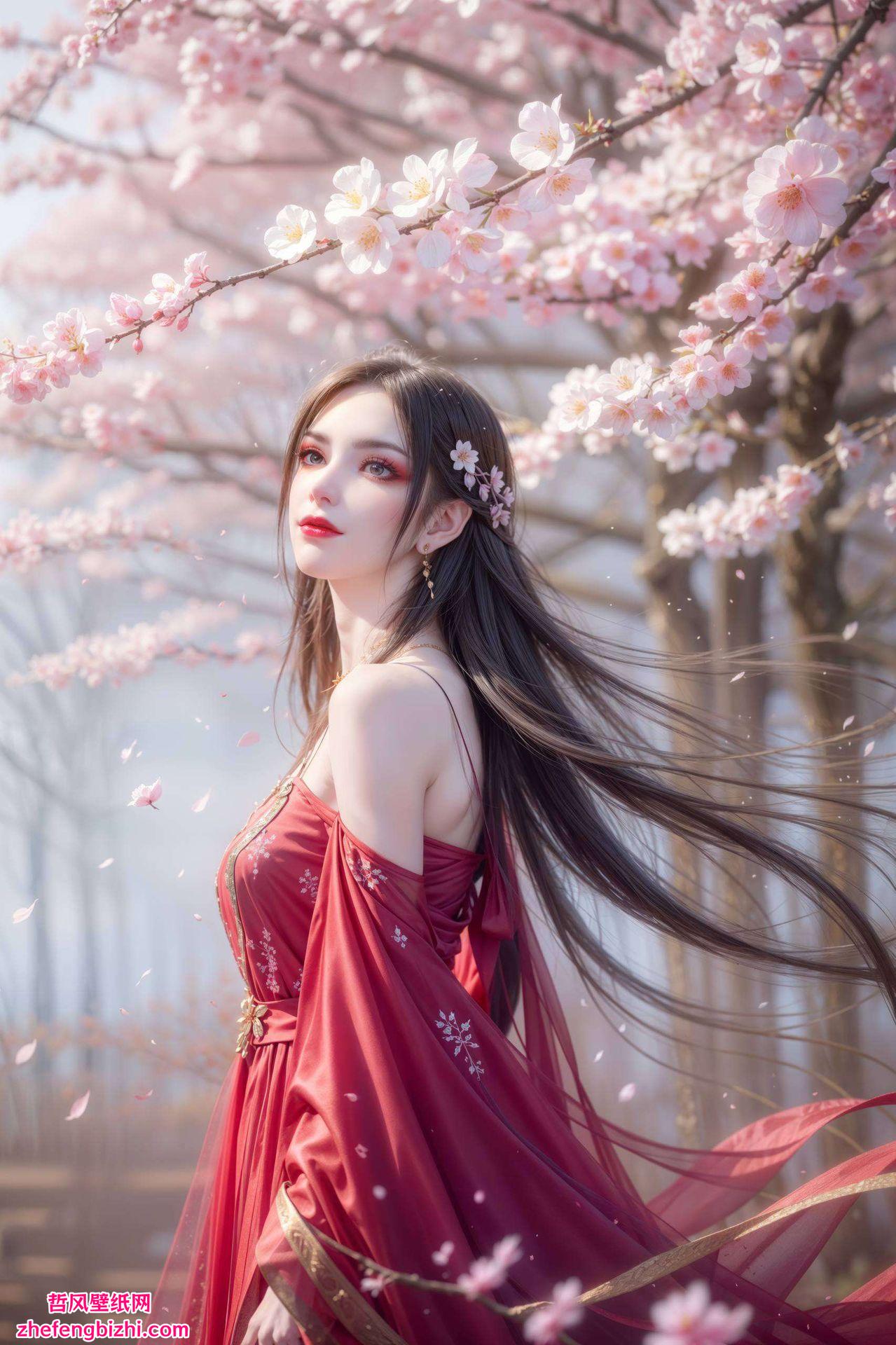 细节精致将赛博朋克的冷酷与国漫美女的柔美完美融合