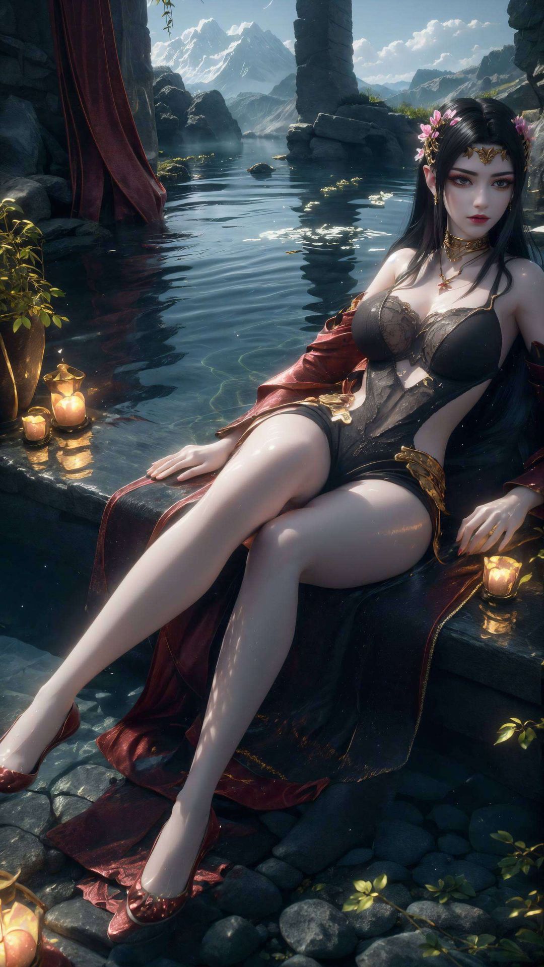 以美杜莎整体图片大全高清壁纸为主题融合了古典神话与现代审美