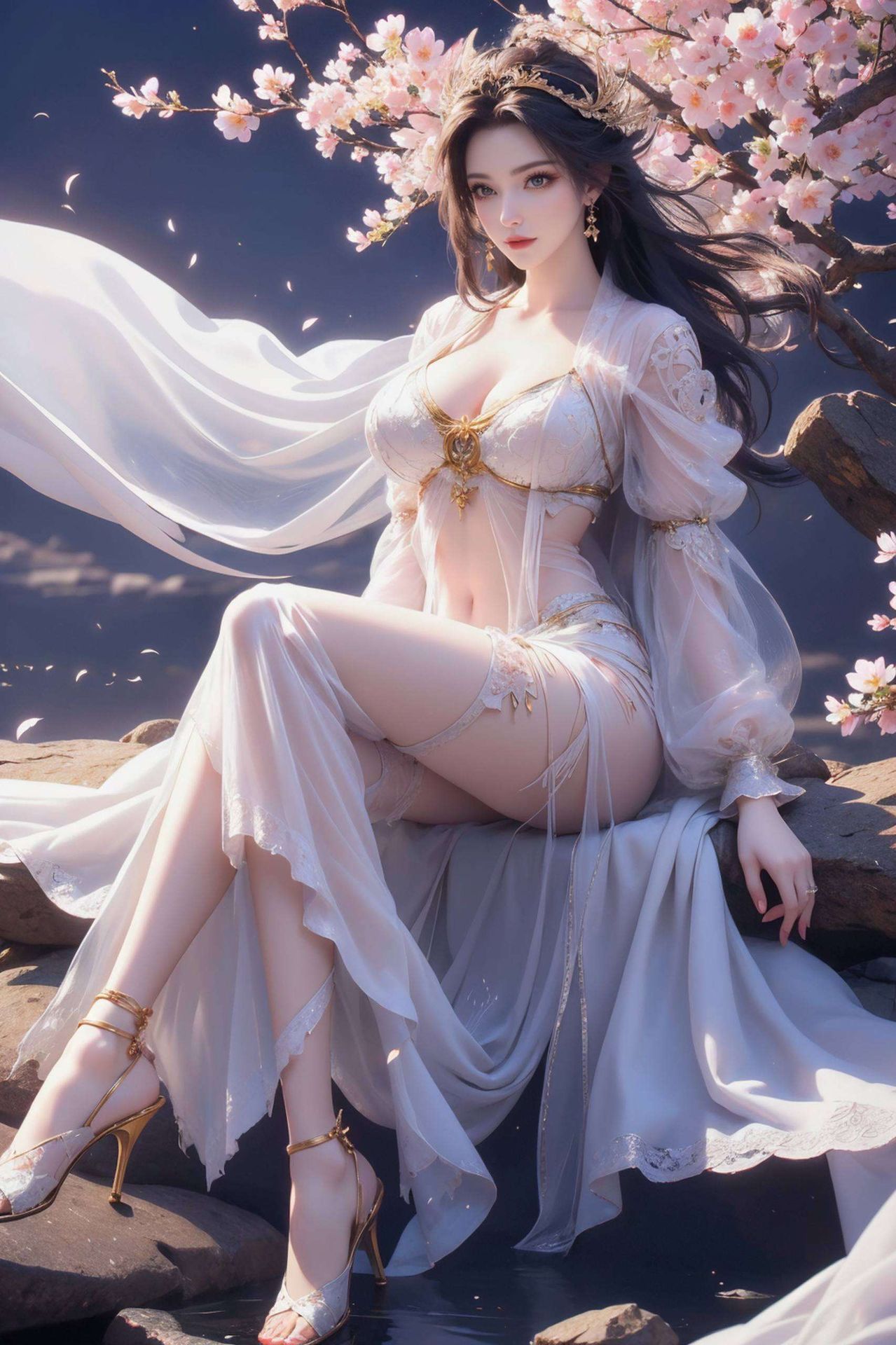 这款静态国漫女主AI壁纸为你的电脑桌面增添一抹别样风情