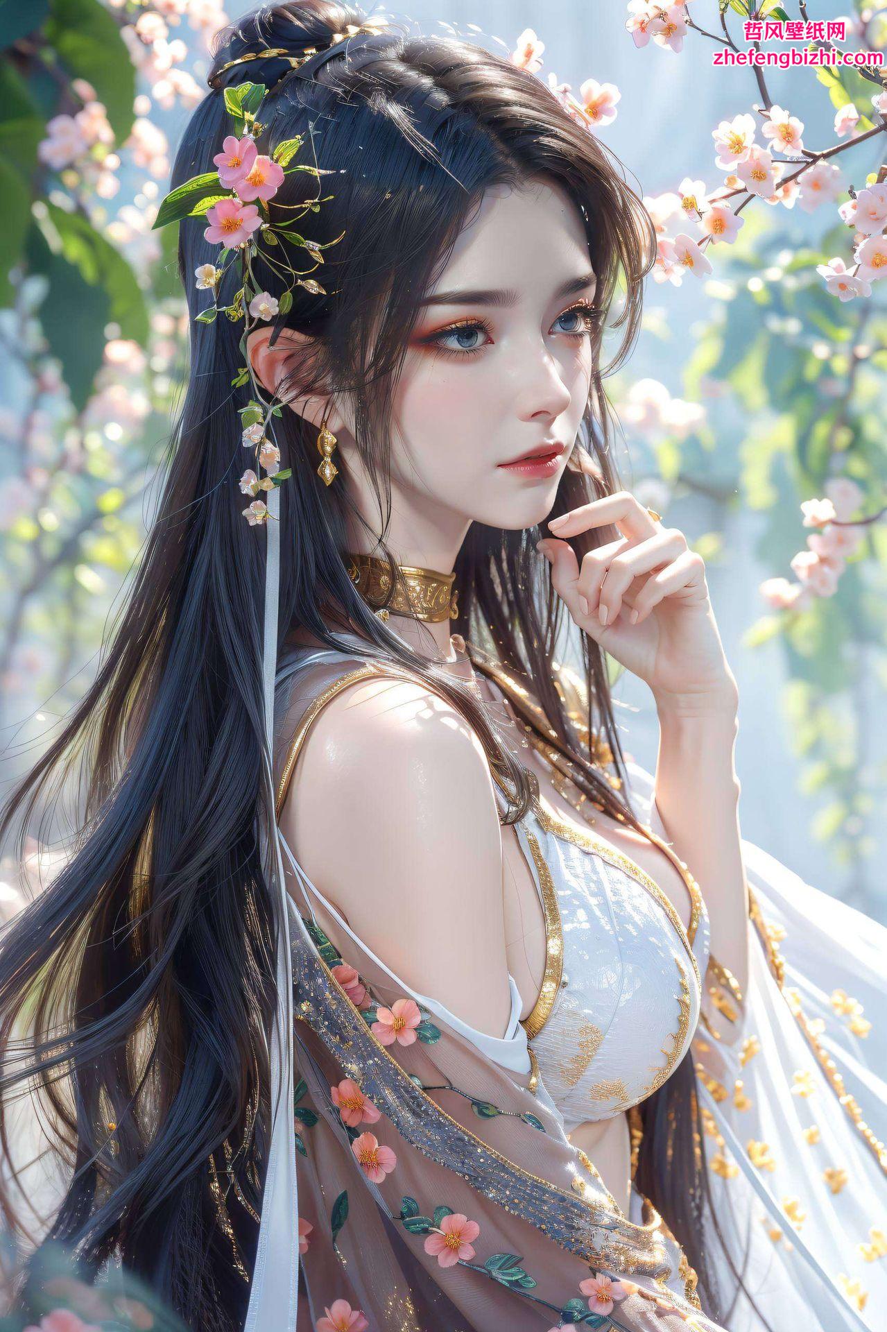 融合波普艺术的鲜艳色彩与独特风格这款4K高清国漫美女壁纸