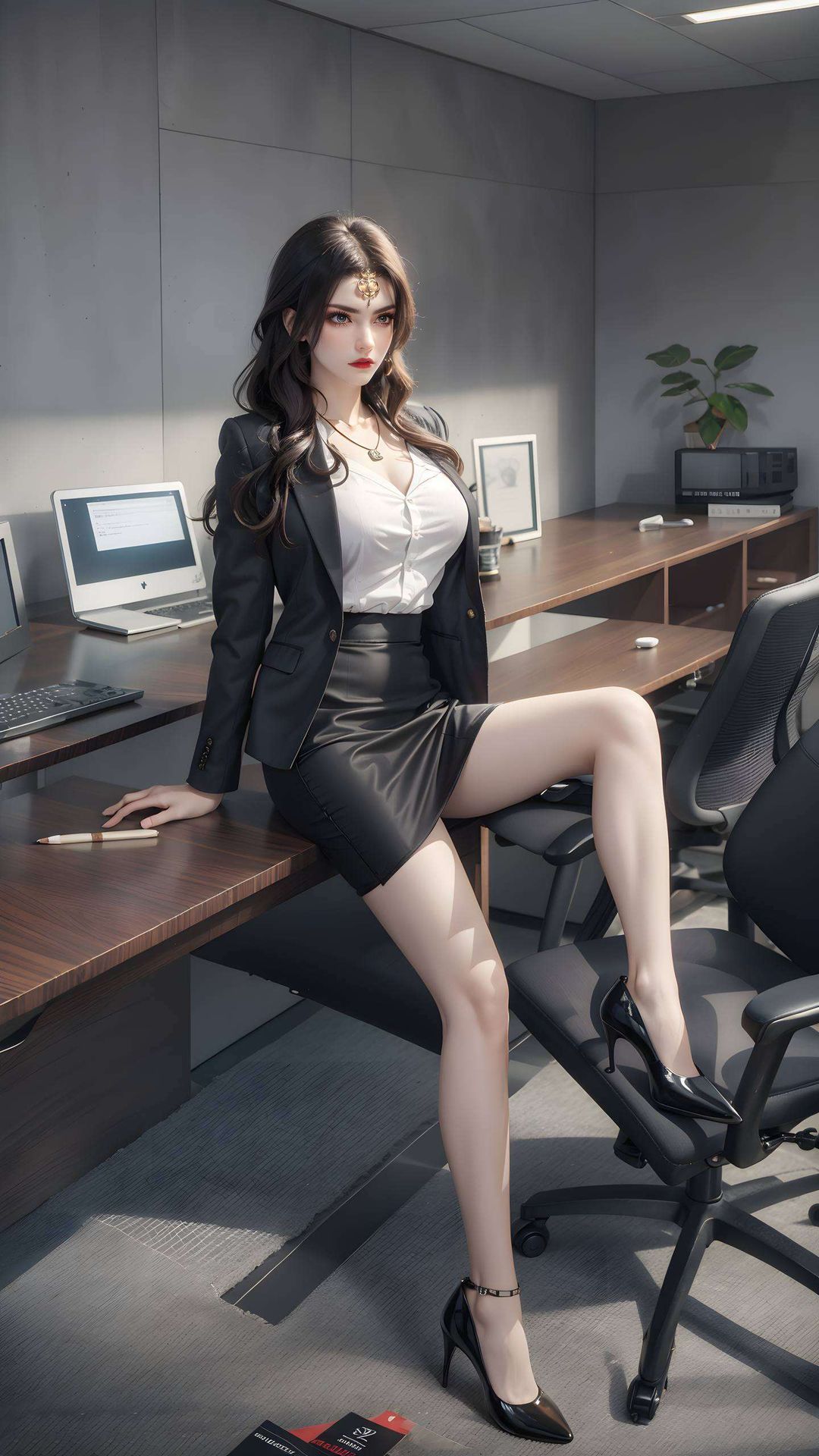 为你的桌面带来一抹神秘而华丽的风景以斗破苍穹中的美杜莎为主角