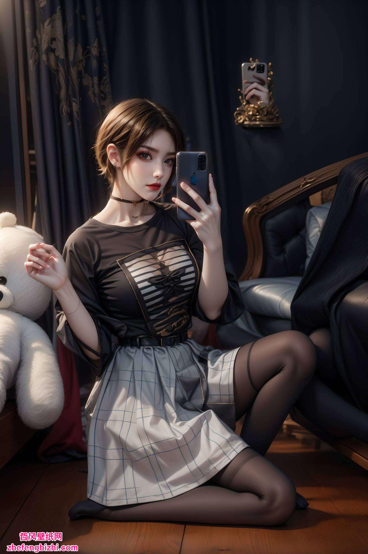 将神秘与俏皮完美融合这款1080p高清国漫壁纸