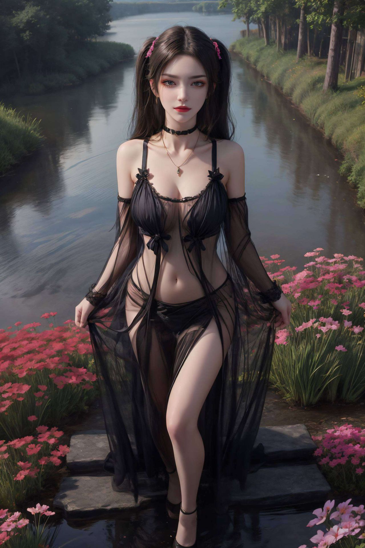 想要获取这份神秘微笑轻柔地融入每一幅美杜莎壁纸